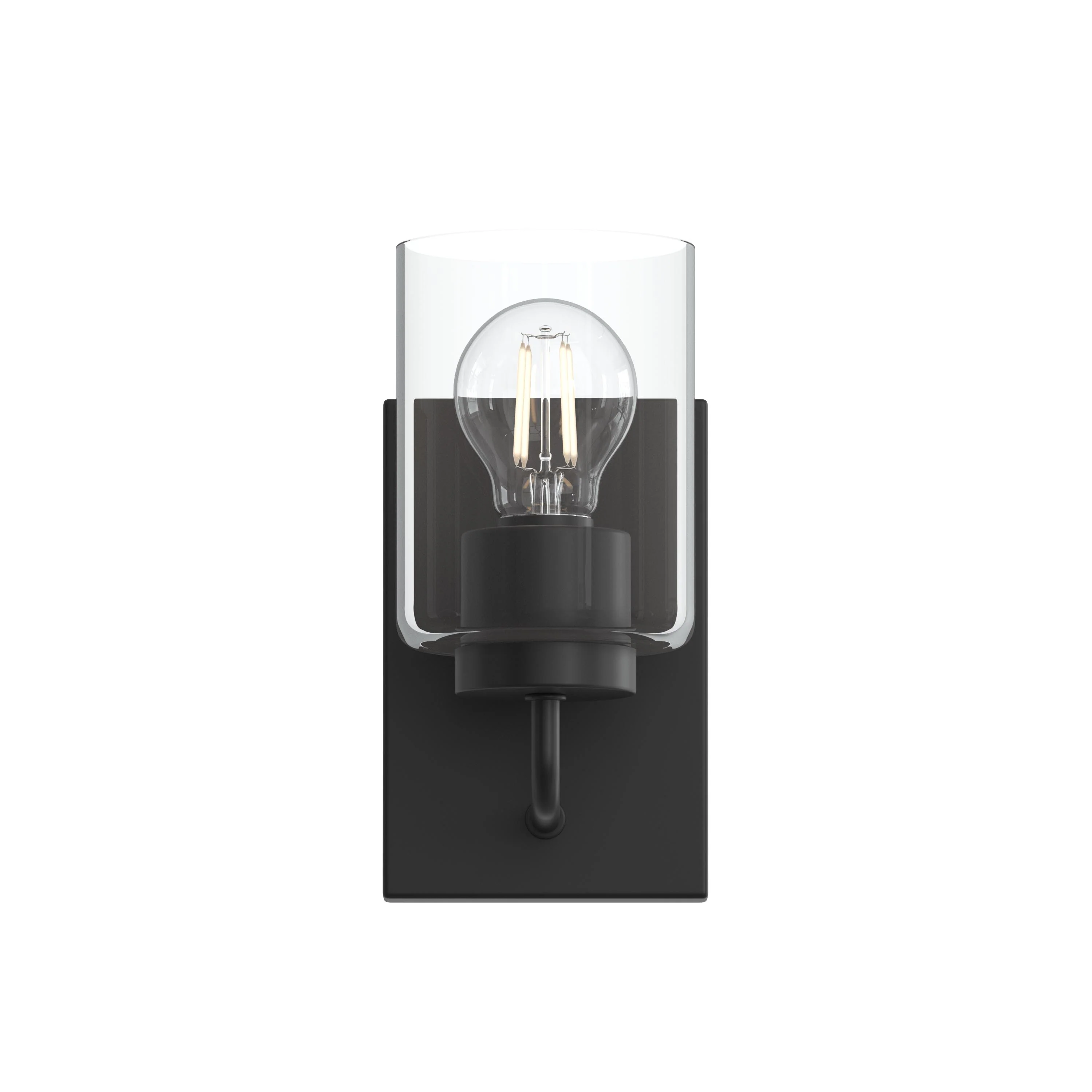 Merry 1-Light Bathroom Vanity Light with Clear Glass Shade - Image 24