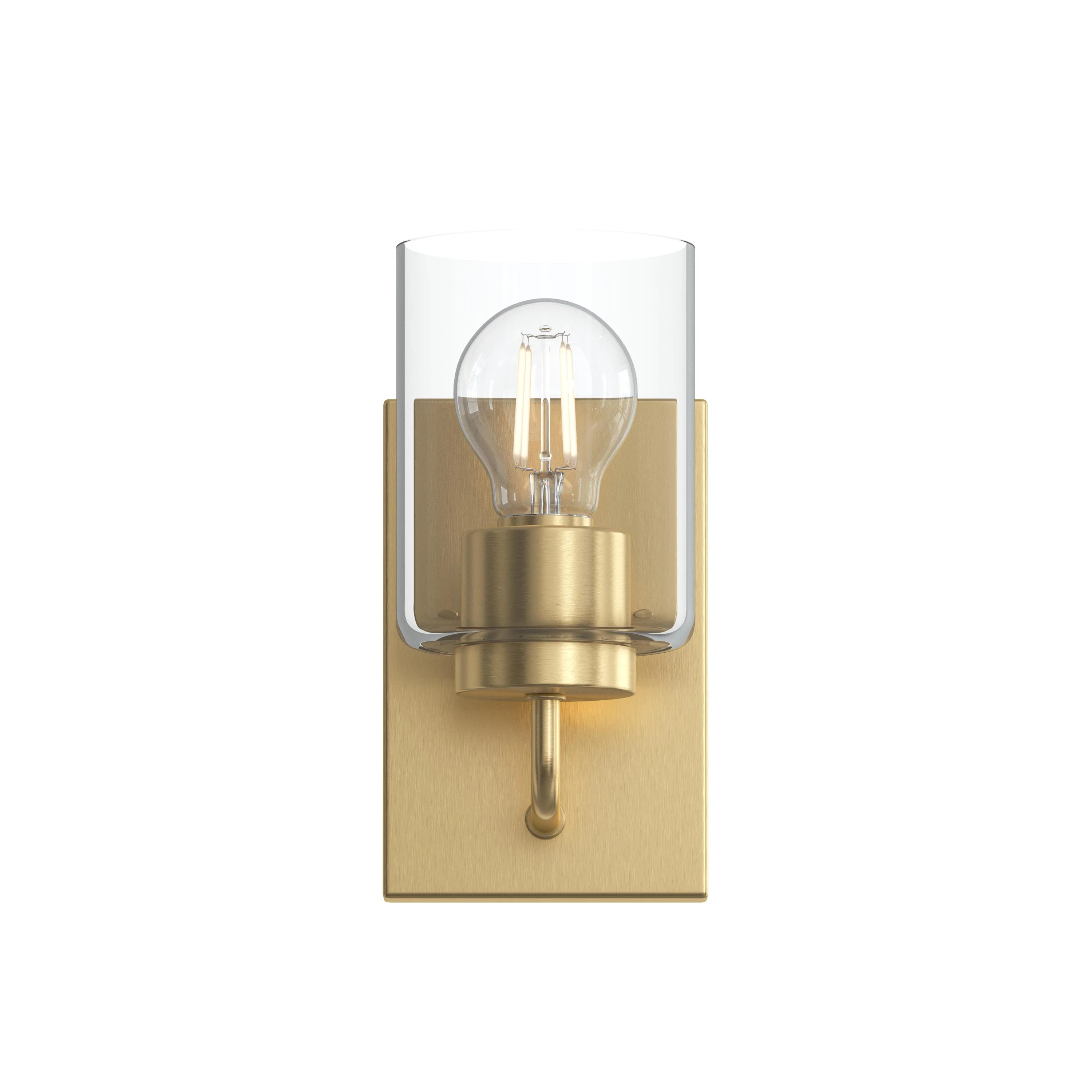 Merry 1-Light Bathroom Vanity Light with Clear Glass Shade - Image 33