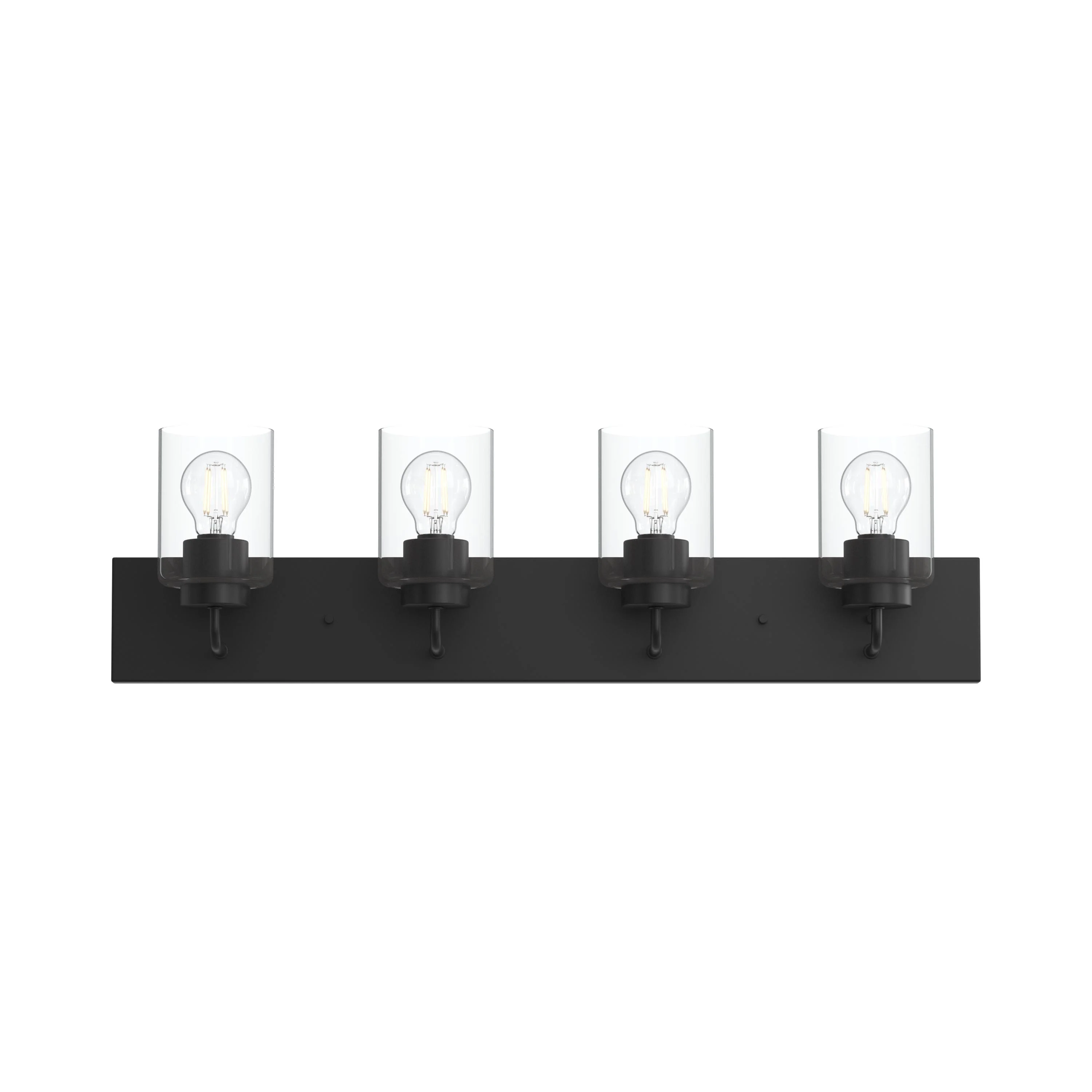 Merry 4-Light Bathroom Vanity Light with Clear Glass Shades - Image 20