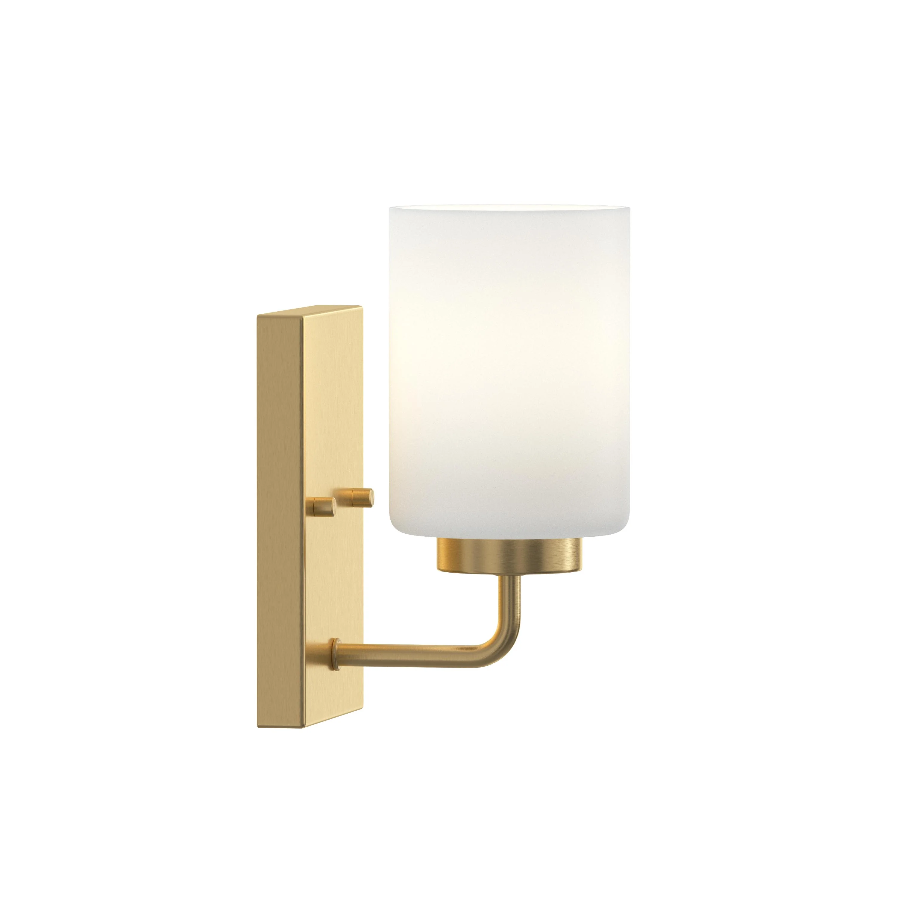 Merry Collection One-Light Etched Glass Transitional Style Bath Vanity Wall Light - Image 12