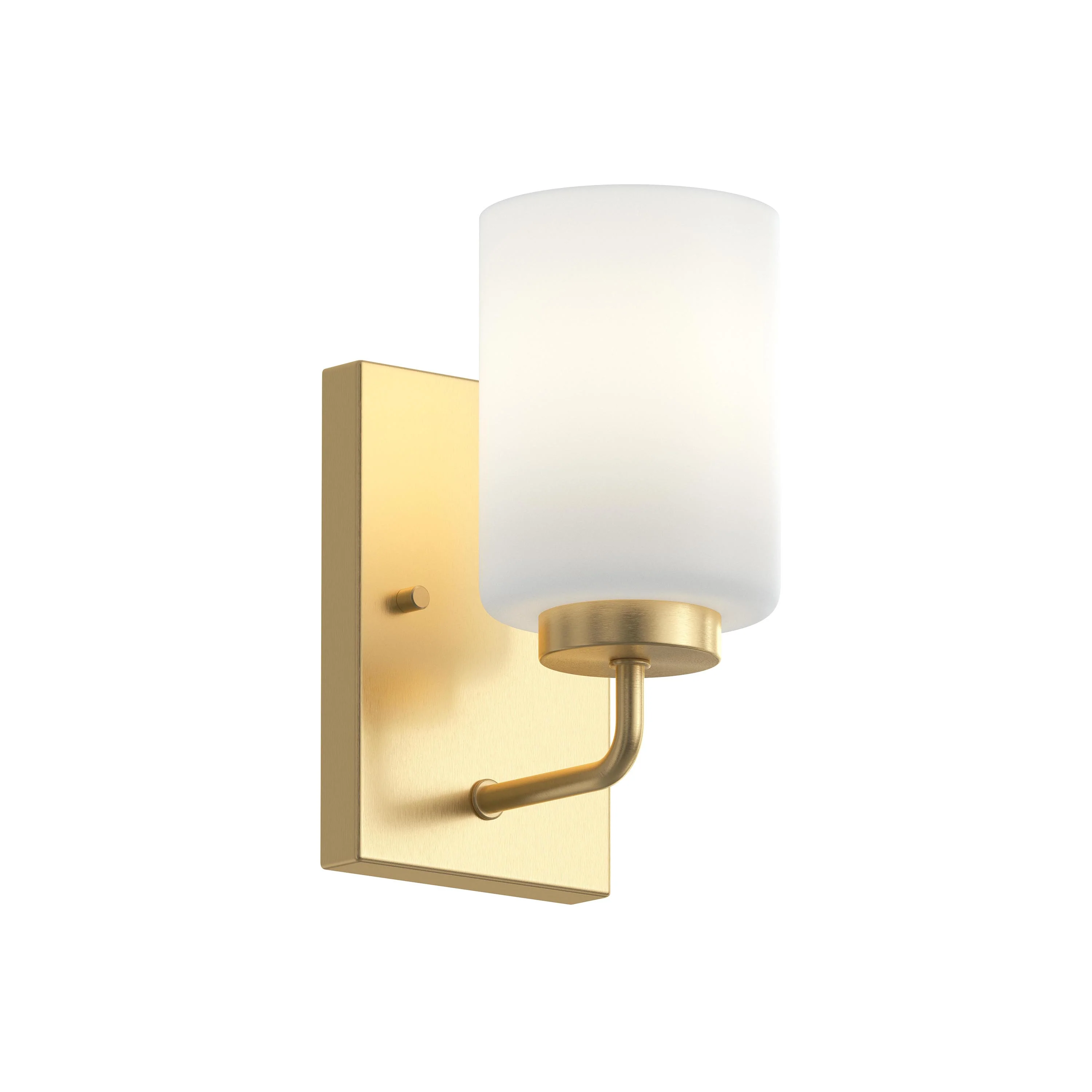 Merry Collection One-Light Etched Glass Transitional Style Bath Vanity Wall Light - Image 7
