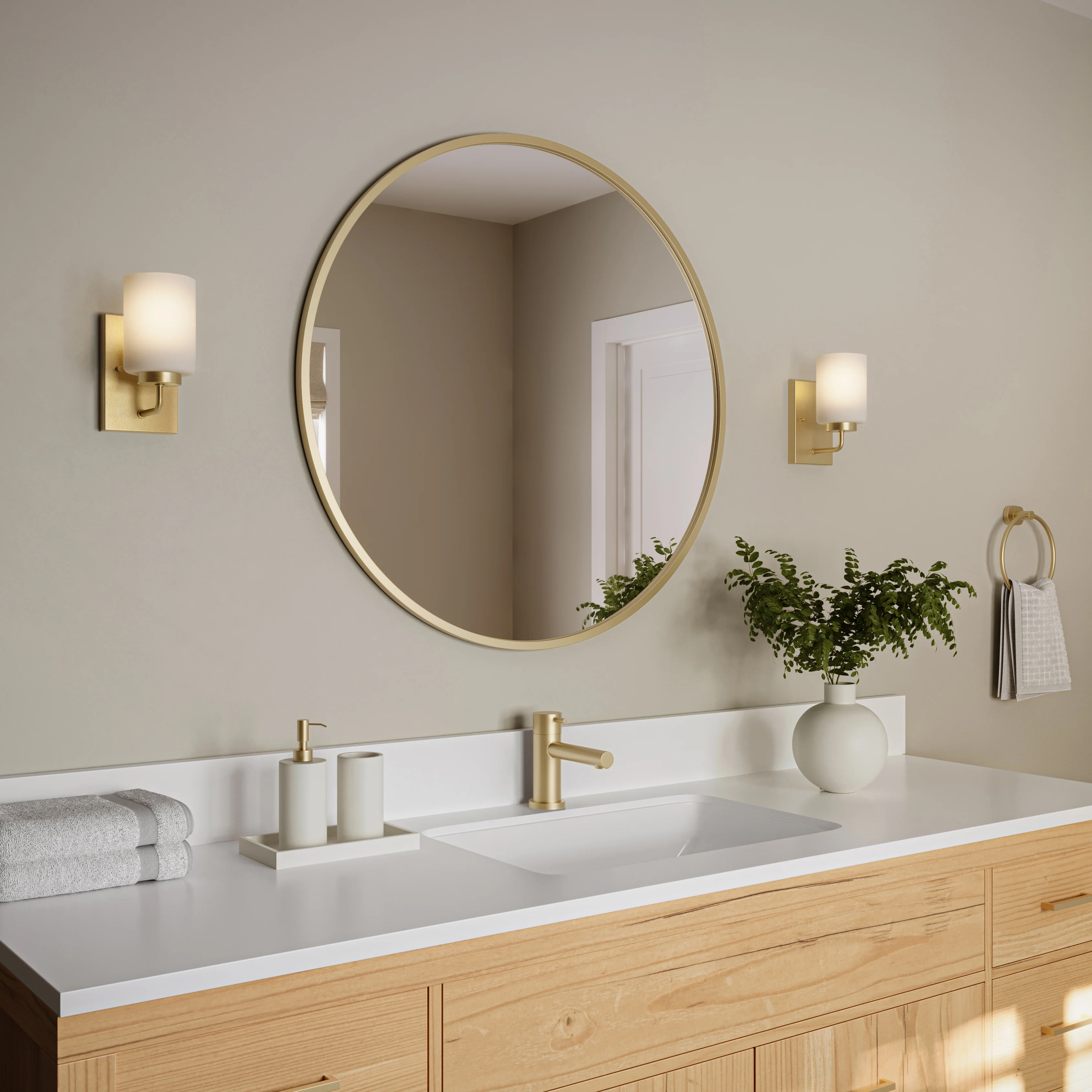 Merry Collection One-Light Etched Glass Transitional Style Bath Vanity Wall Light - Image 8