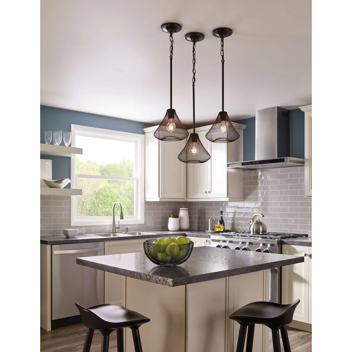 Mesh Collection One-Light Pendant Light P5338 - Image 2