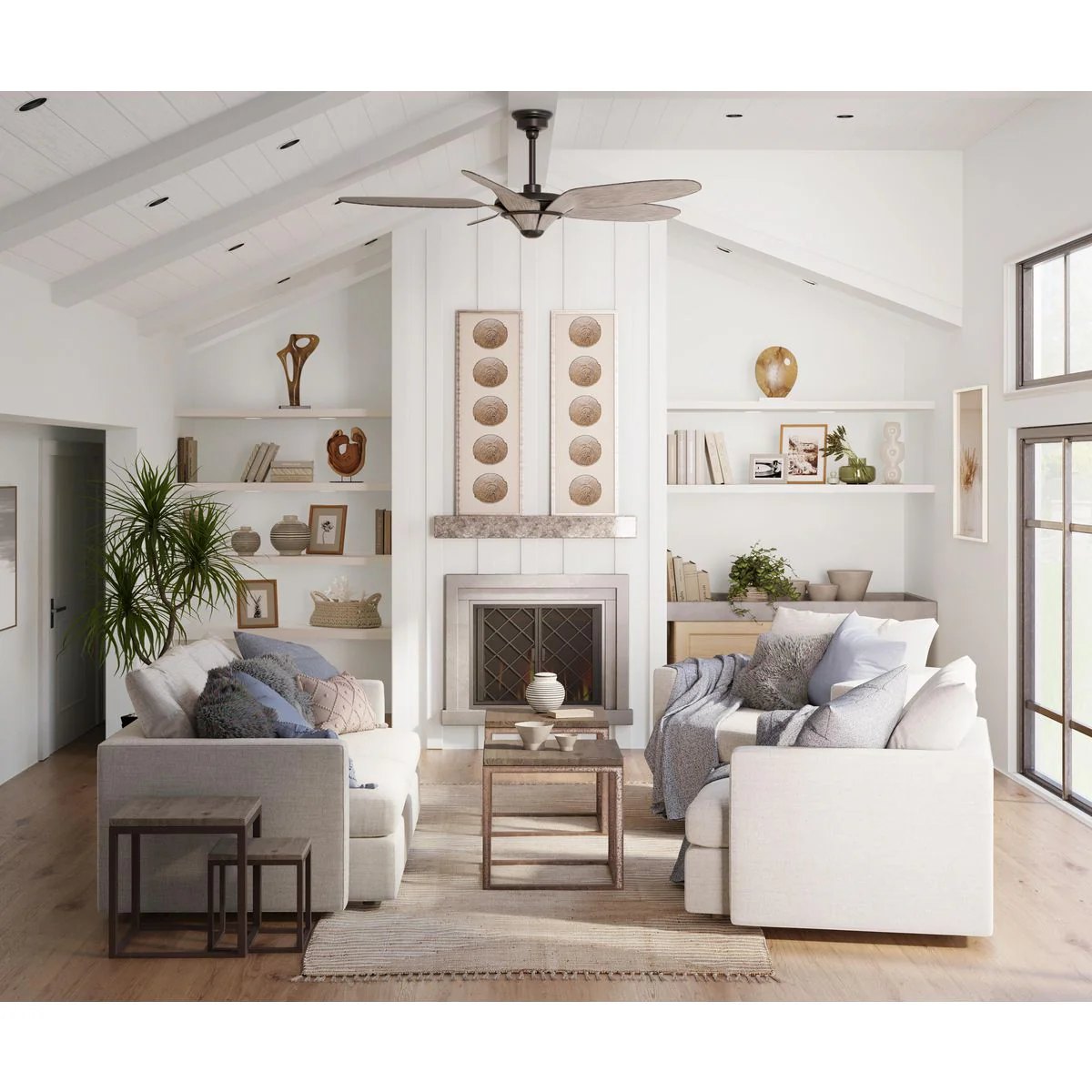 Mesilla Collection 60" Five-Blade Indoor/Outdoor DC Motor Ceiling Fan - Image 5