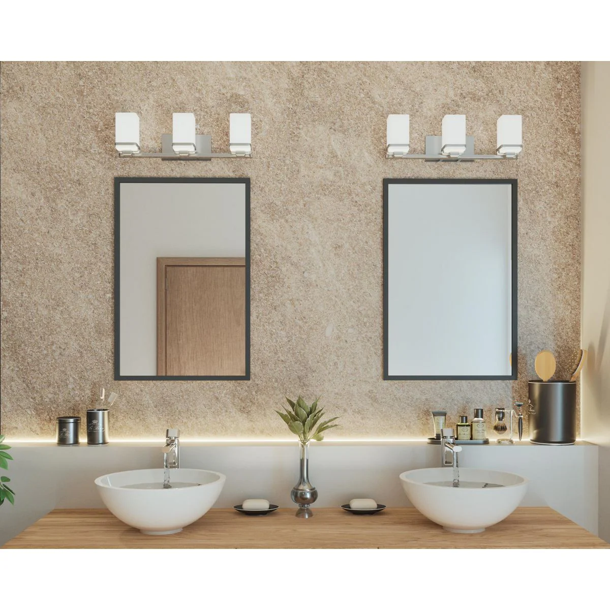 Metric Collection Three-Light Bath & Vanity - Image 4
