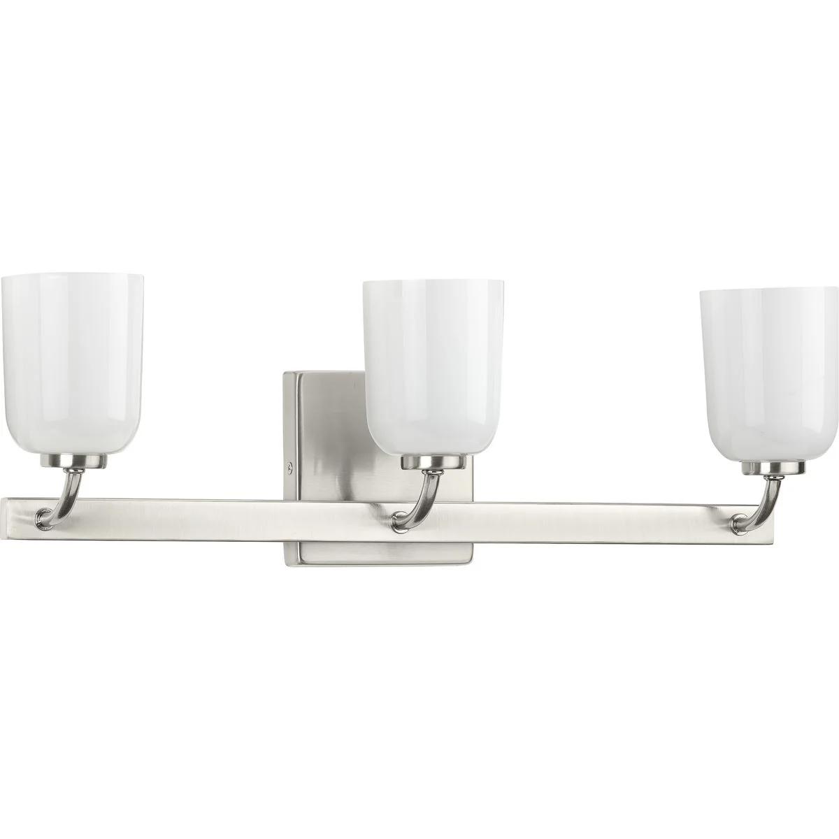 Moore Collection Three-Light White Opal Glass Bath Vanity Light - Image 2
