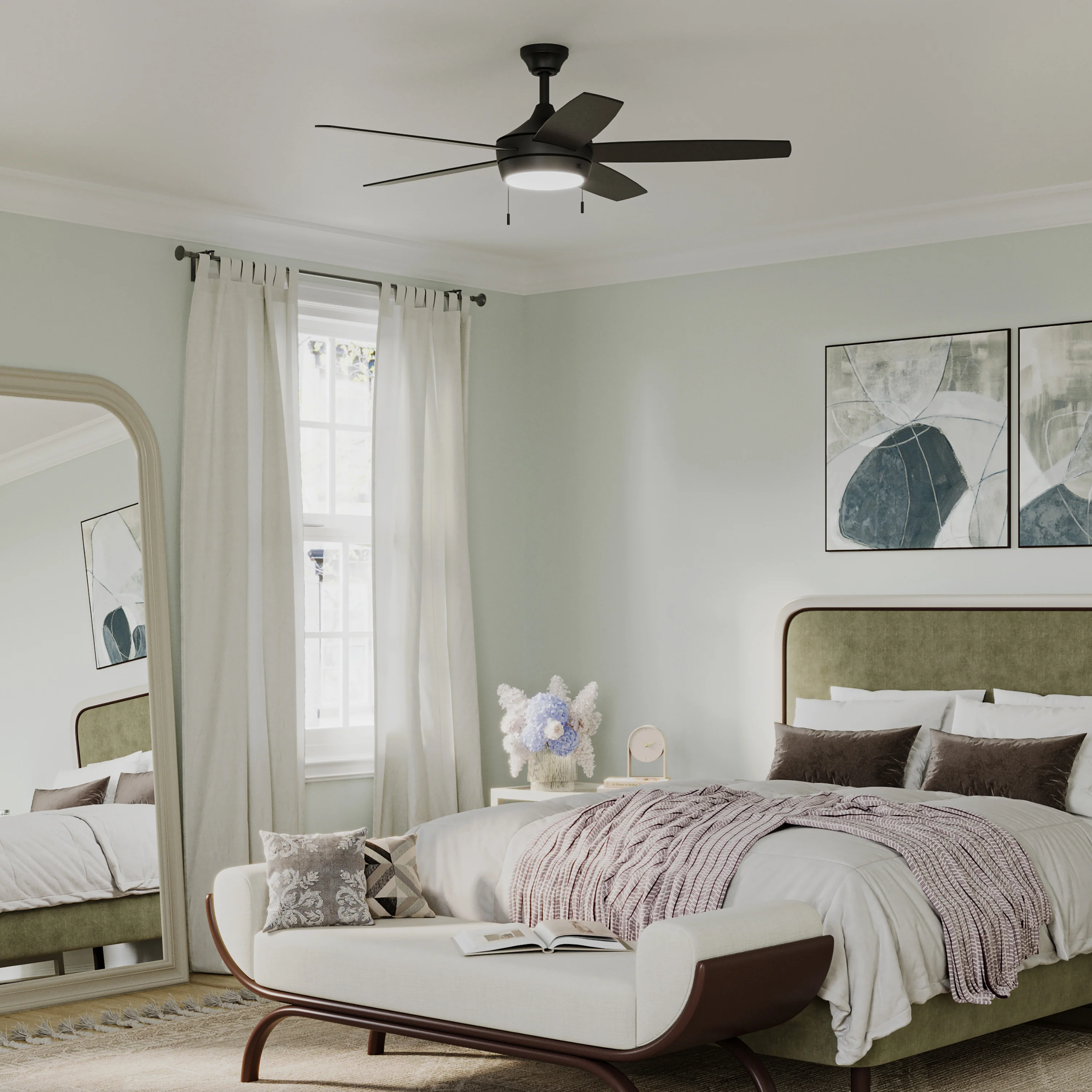 Nolyn V 52 in. 5-Blade Modern LED Ceiling Fan - Image 2