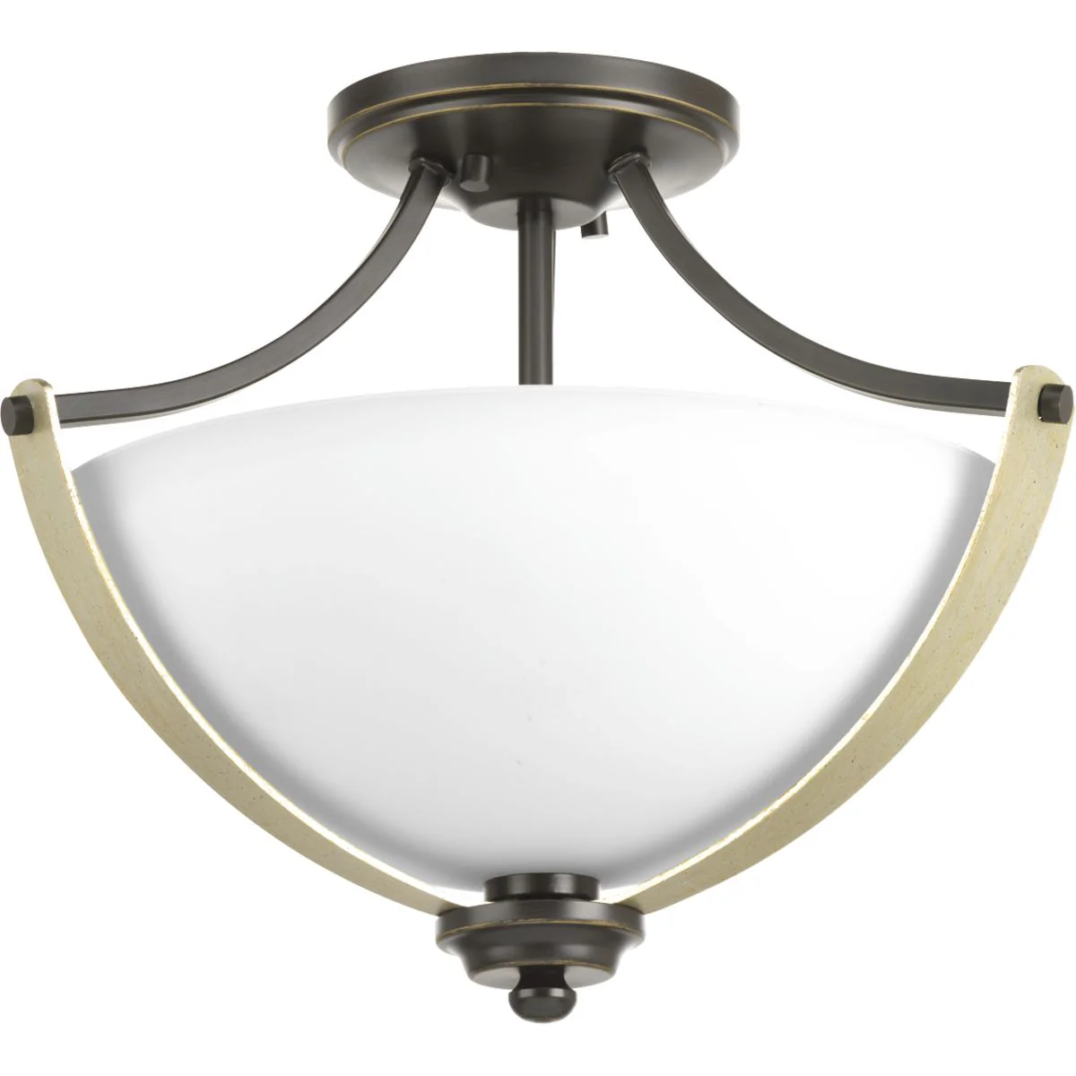 Noma Collection Two-Light 15-5/8" Semi-Flush Convertible - Image 2