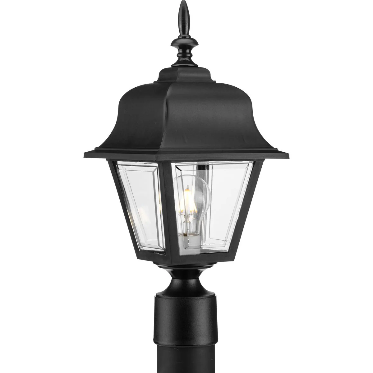 Non-Metallic Incandescent One-Light Post Lantern