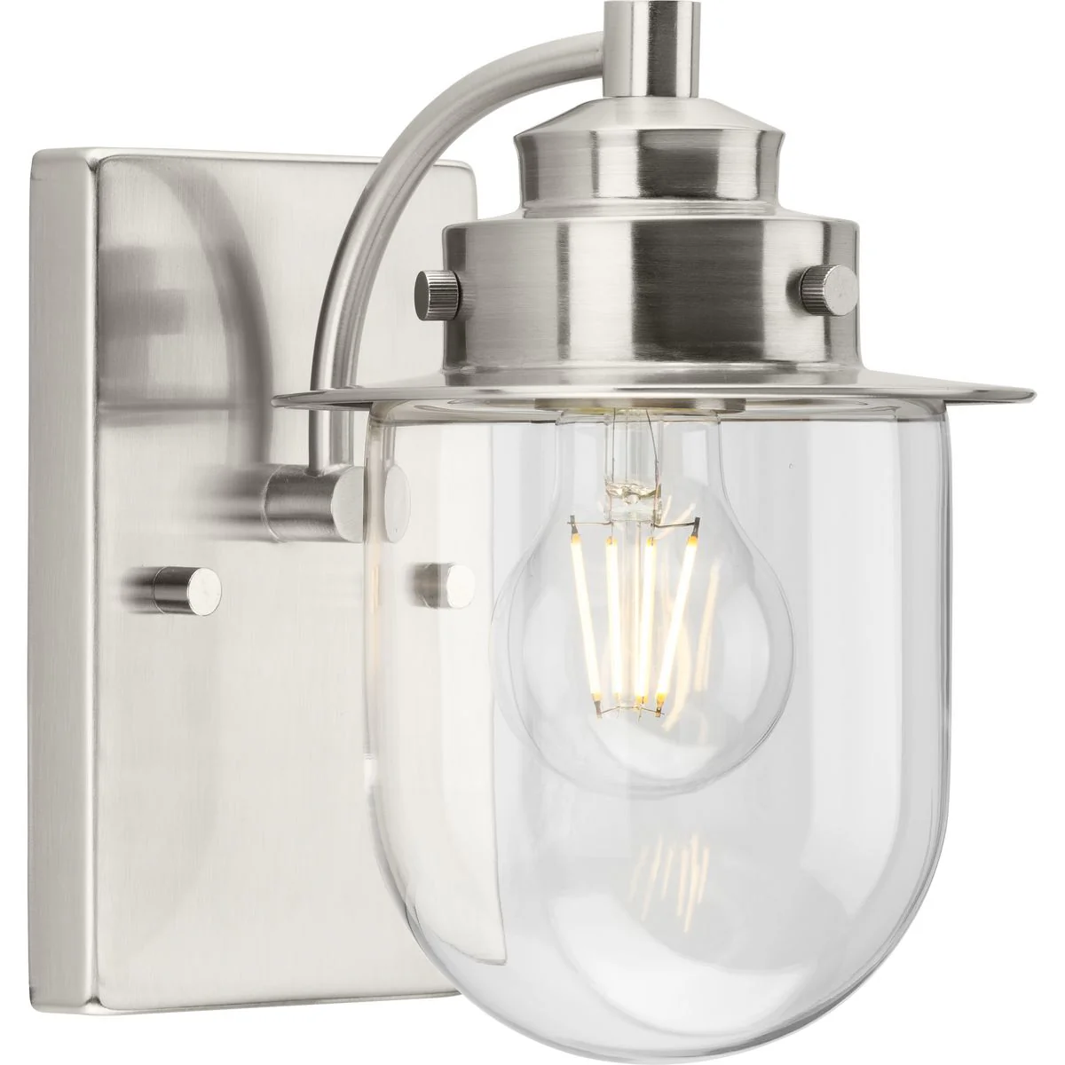 Northlake Collection One-Light Clear Glass Bath Light - Image 2