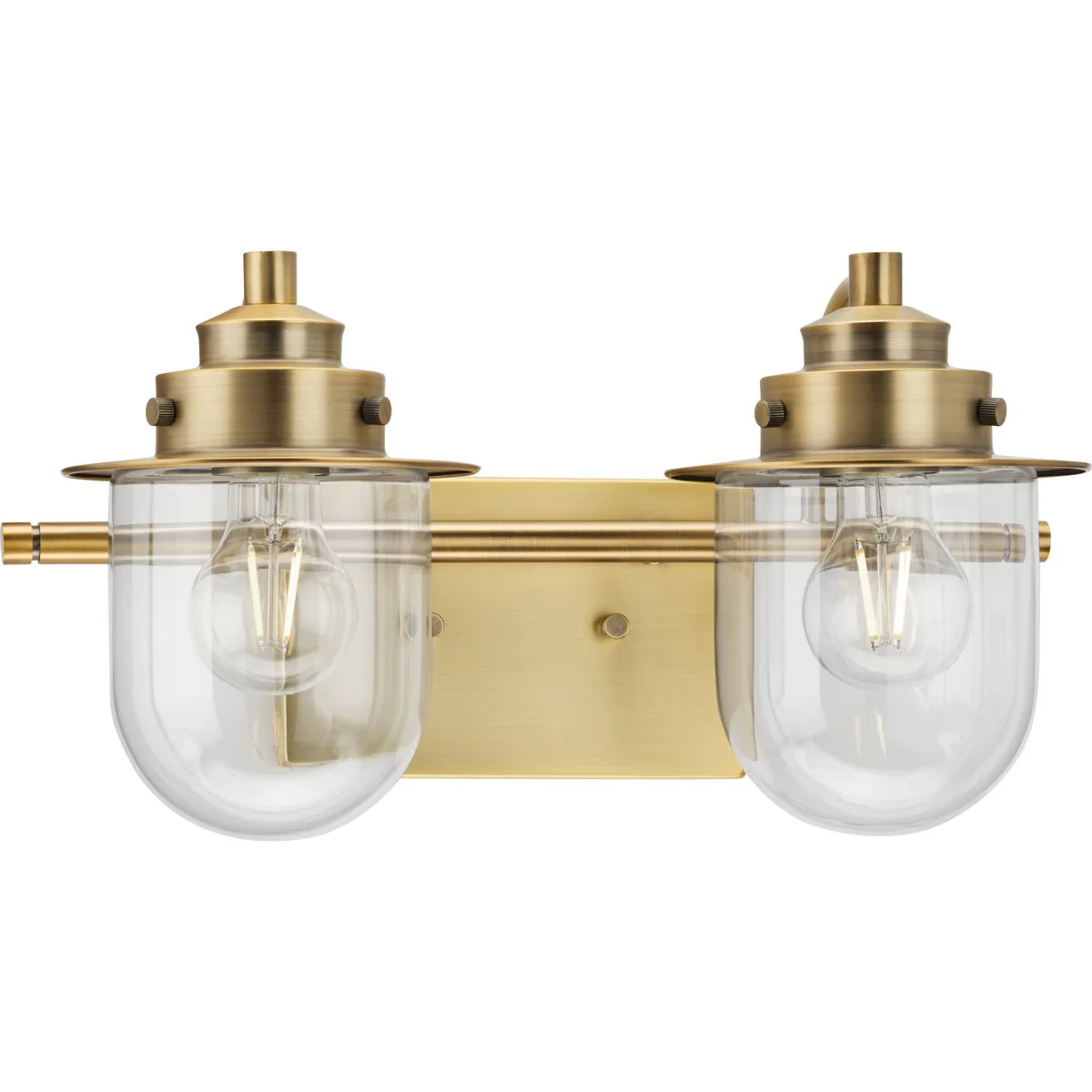 Northlake Collection Two-Light Clear Glass Bath Light