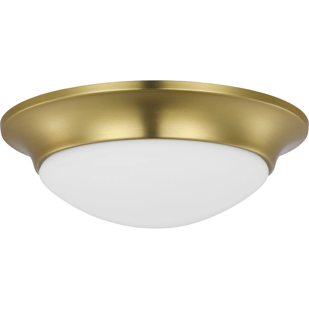 One-Light 11-1/2" Etched Glass Flush Mount - Image 2