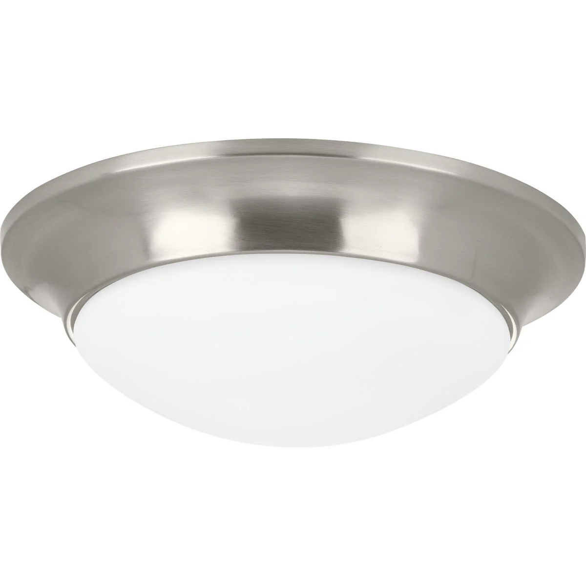 One-Light 11-1/2" Etched Glass Flush Mount - Image 3