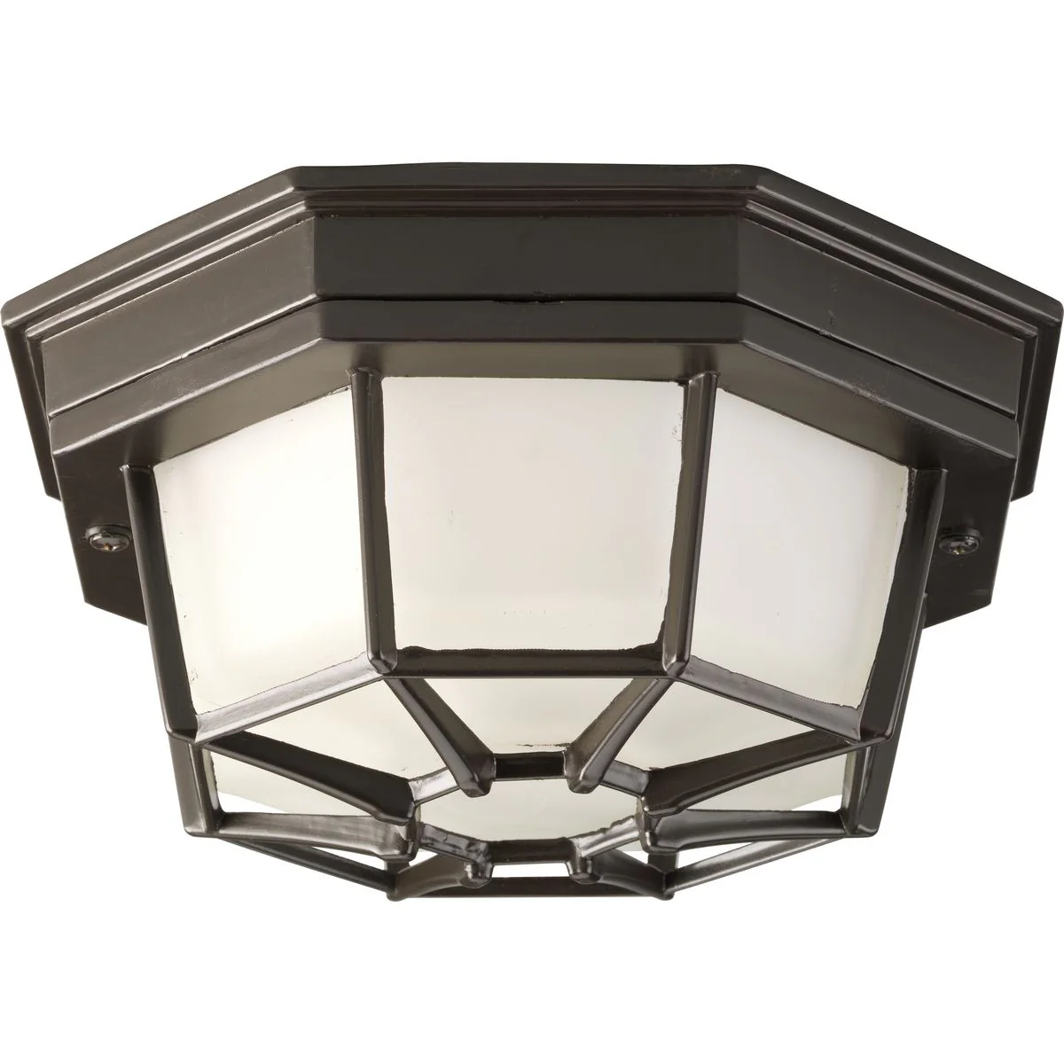 One-Light Flushmount Etched Glass - Image 2