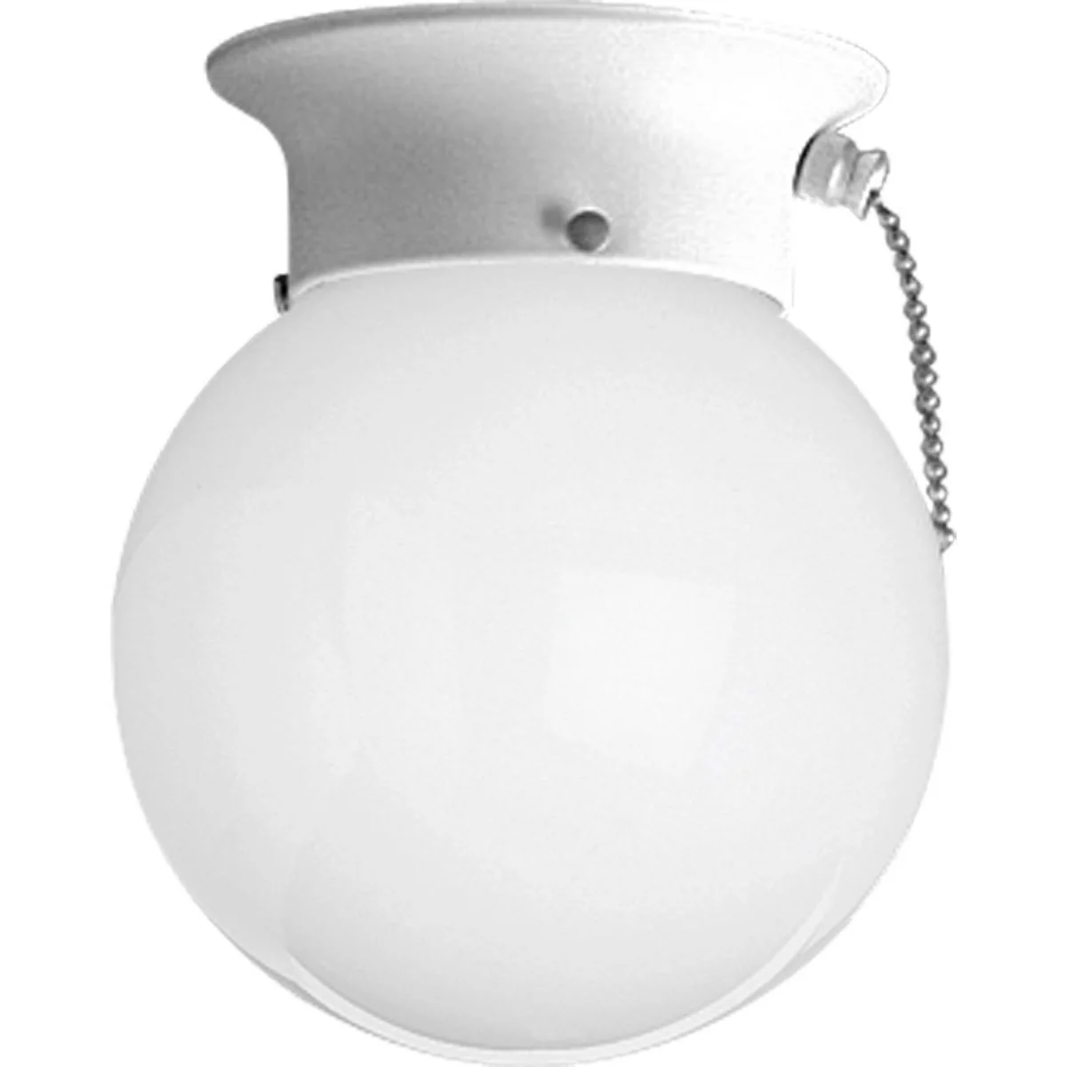 One-Light Glass Globe 6" Close-to-Ceiling - Image 2