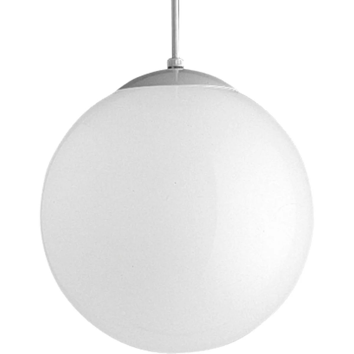 Opal Globes Collection One-Light White Glass Pendant Light