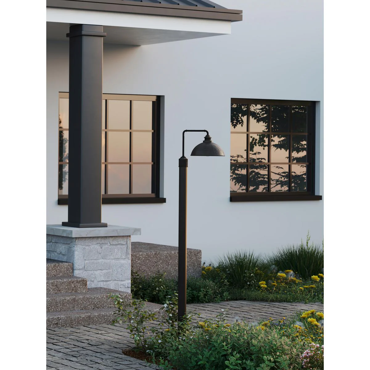 Outdoor 7' Aluminum Post - Image 3