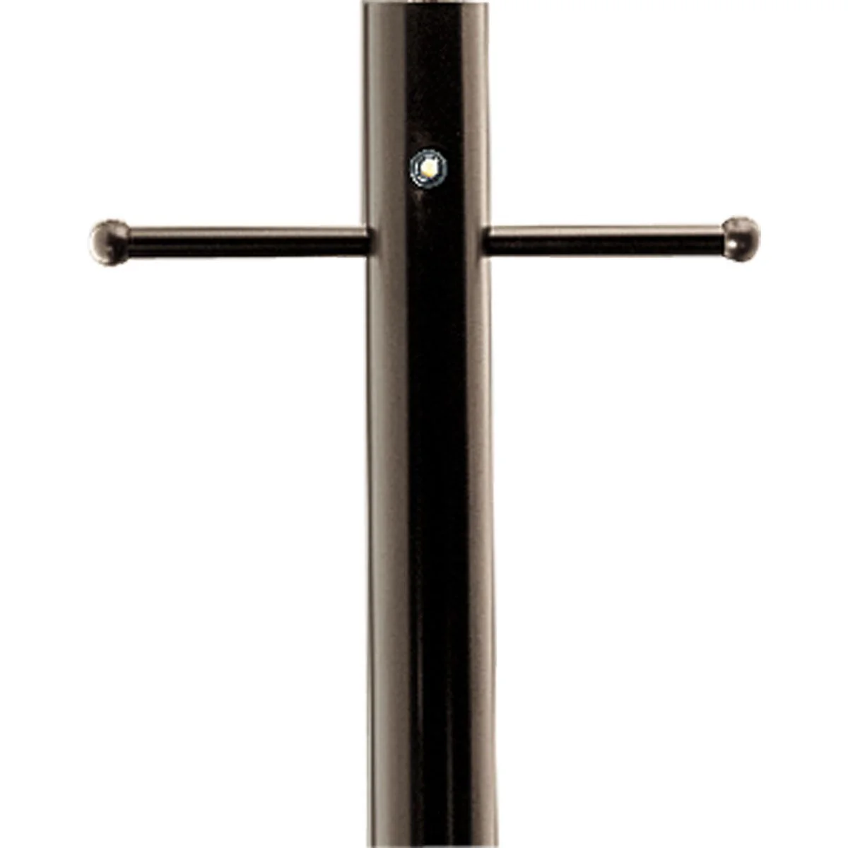 Outdoor 7' Aluminum Post with Ladder Rest and Photocell - Image 2