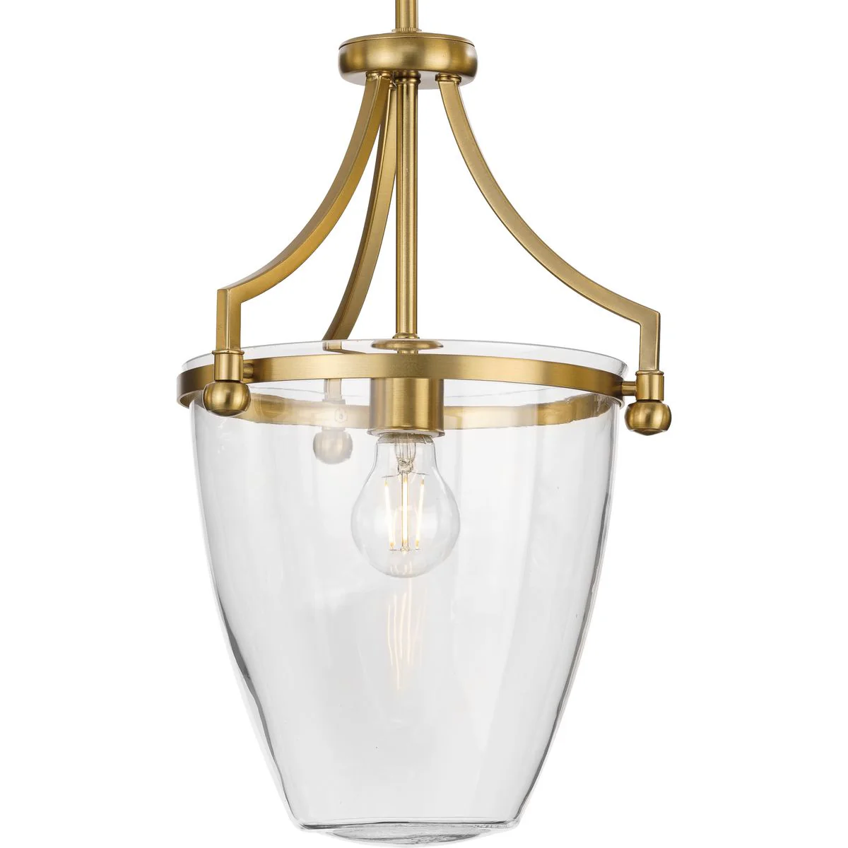 Parkhurst Collection One-Light Clear Glass Mini-Pendant Light - Image 3