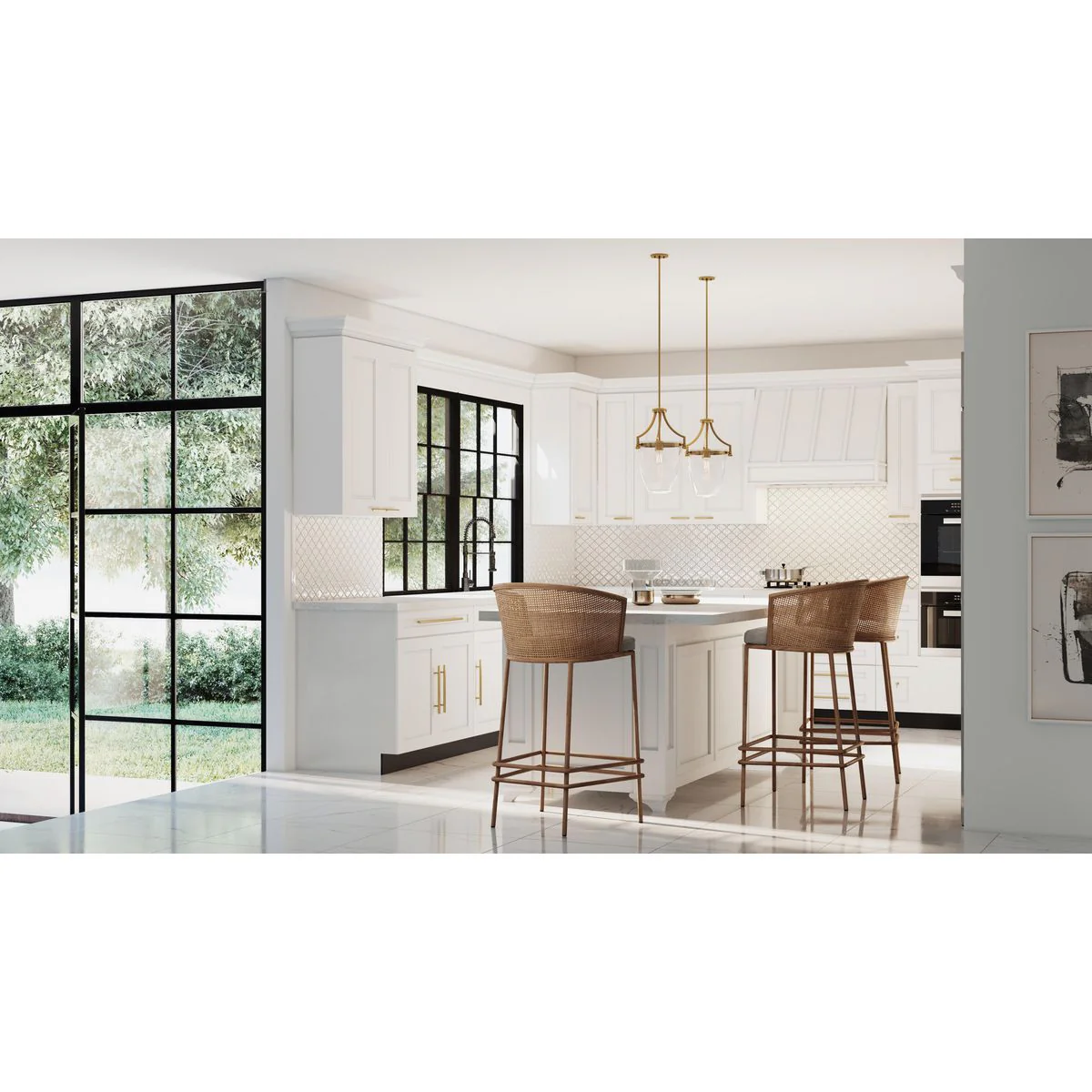 Parkhurst Collection One-Light Clear Glass Mini-Pendant Light - Image 6