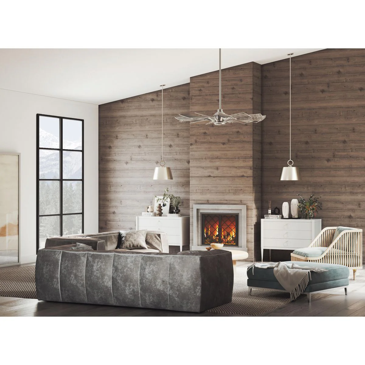 Parkhurst Collection One-Light Metal Pendant Light - Image 5
