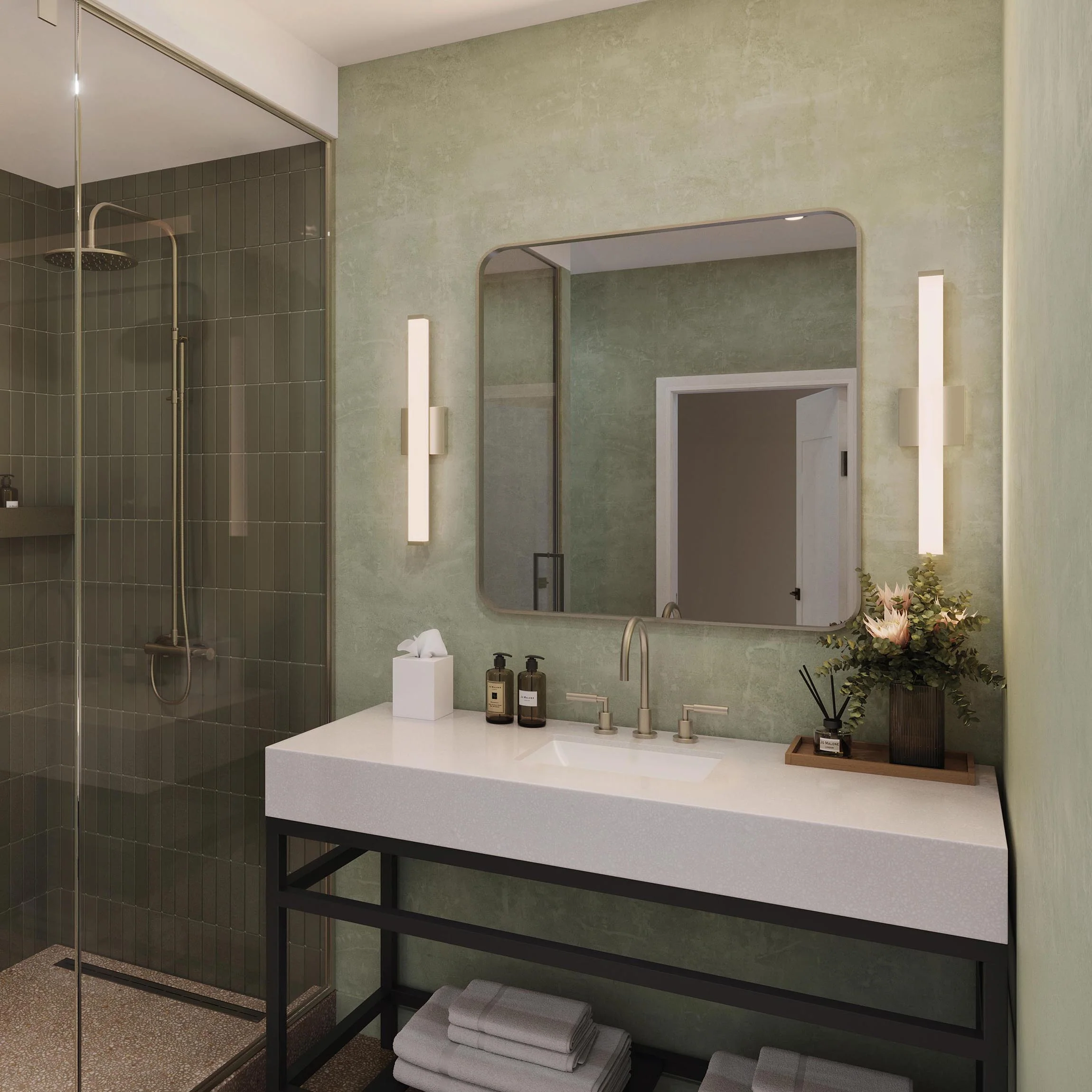 Phase 6.1 Collection 24 in. 5CCT Integrated LED Linear Vanity Light - Image 17