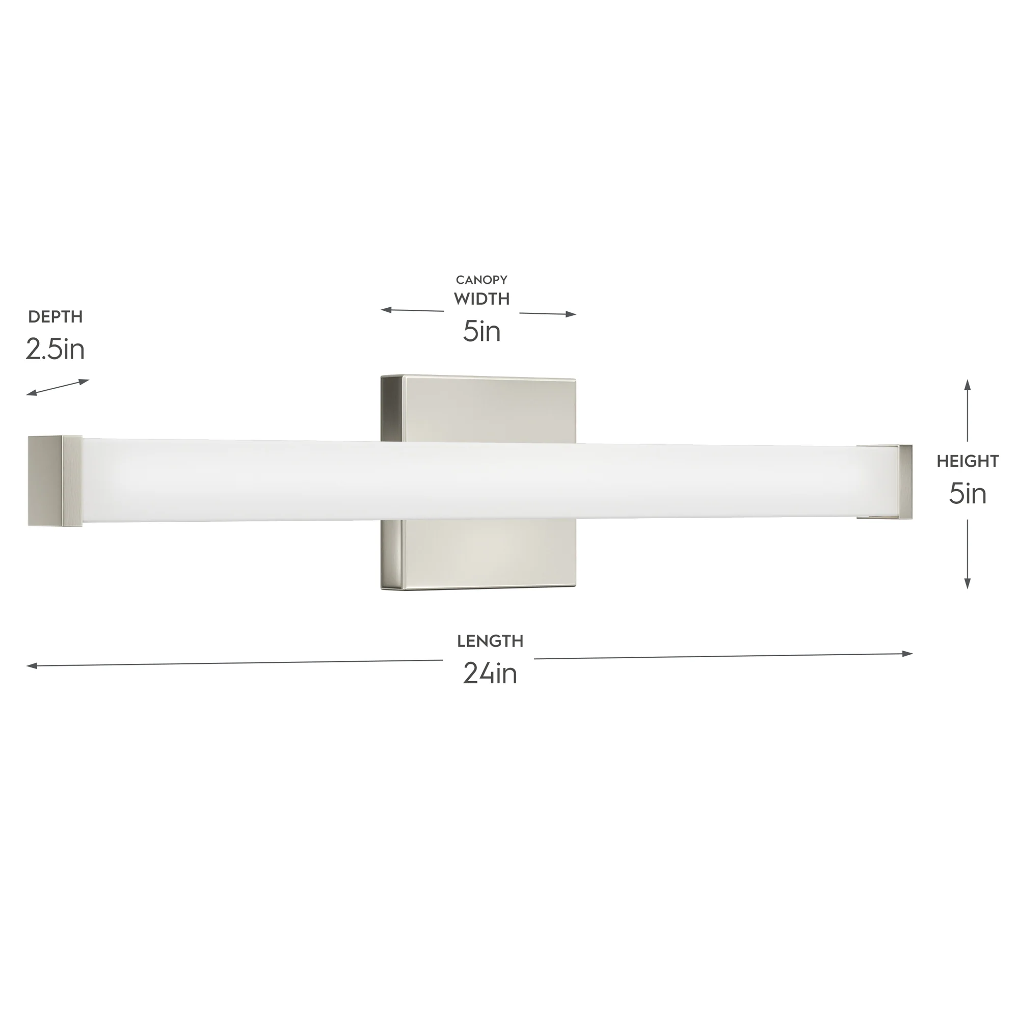 Phase 6.1 Collection 24 in. 5CCT Integrated LED Linear Vanity Light - Image 21