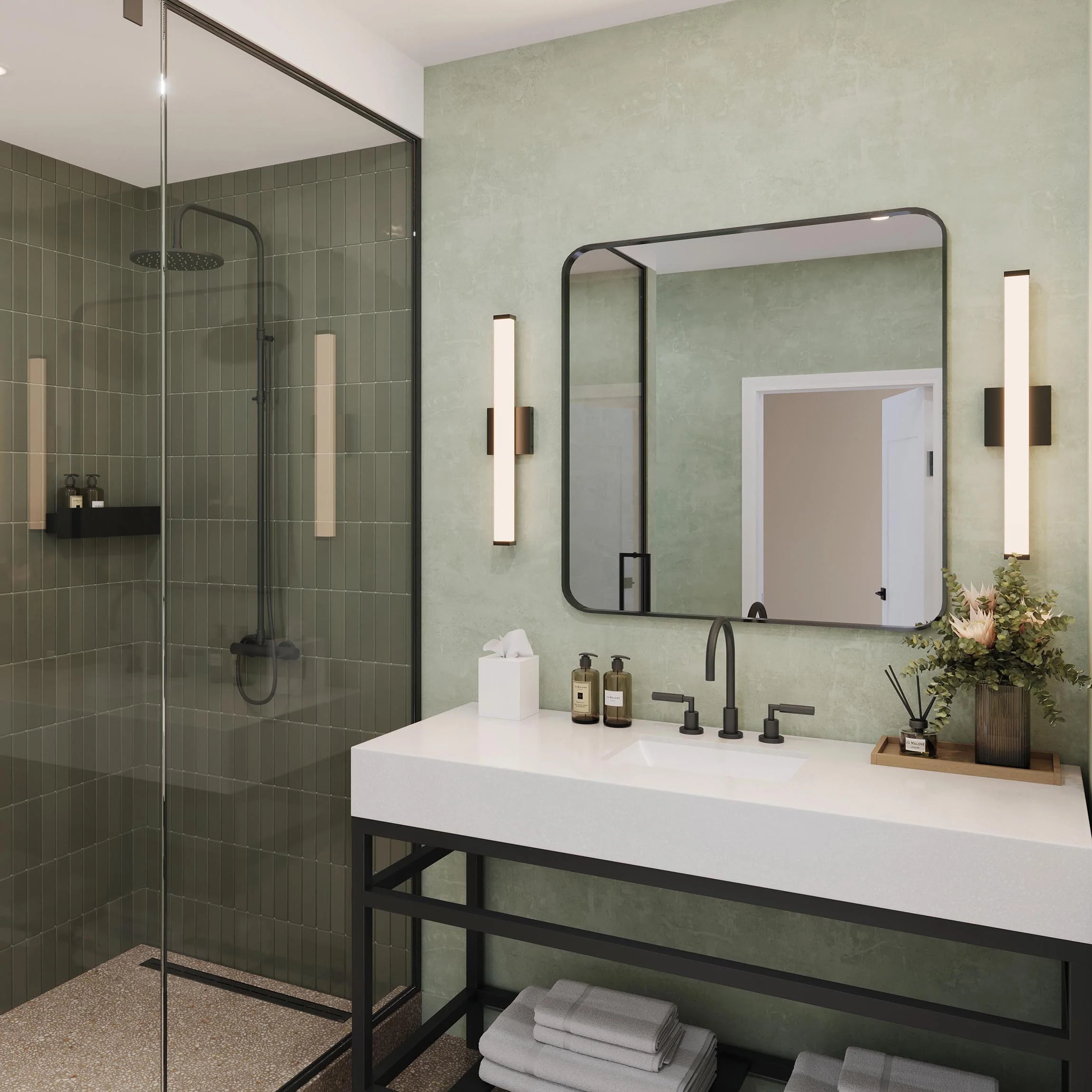 Phase 6.1 Collection 24 in. 5CCT Integrated LED Linear Vanity Light - Image 28