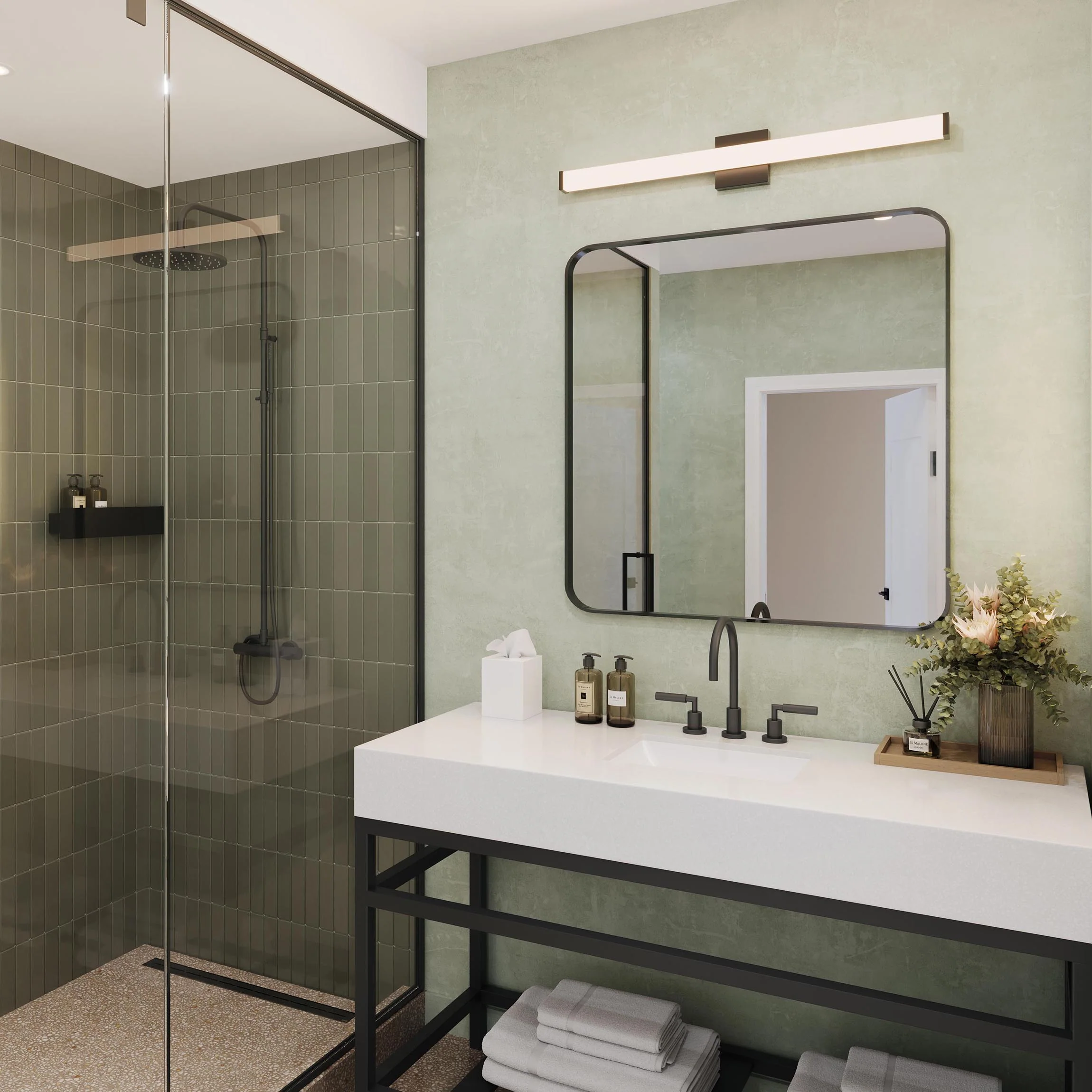 Phase 6.1 Collection 36 in. 5CCT Integrated LED Linear Vanity Light - Image 15
