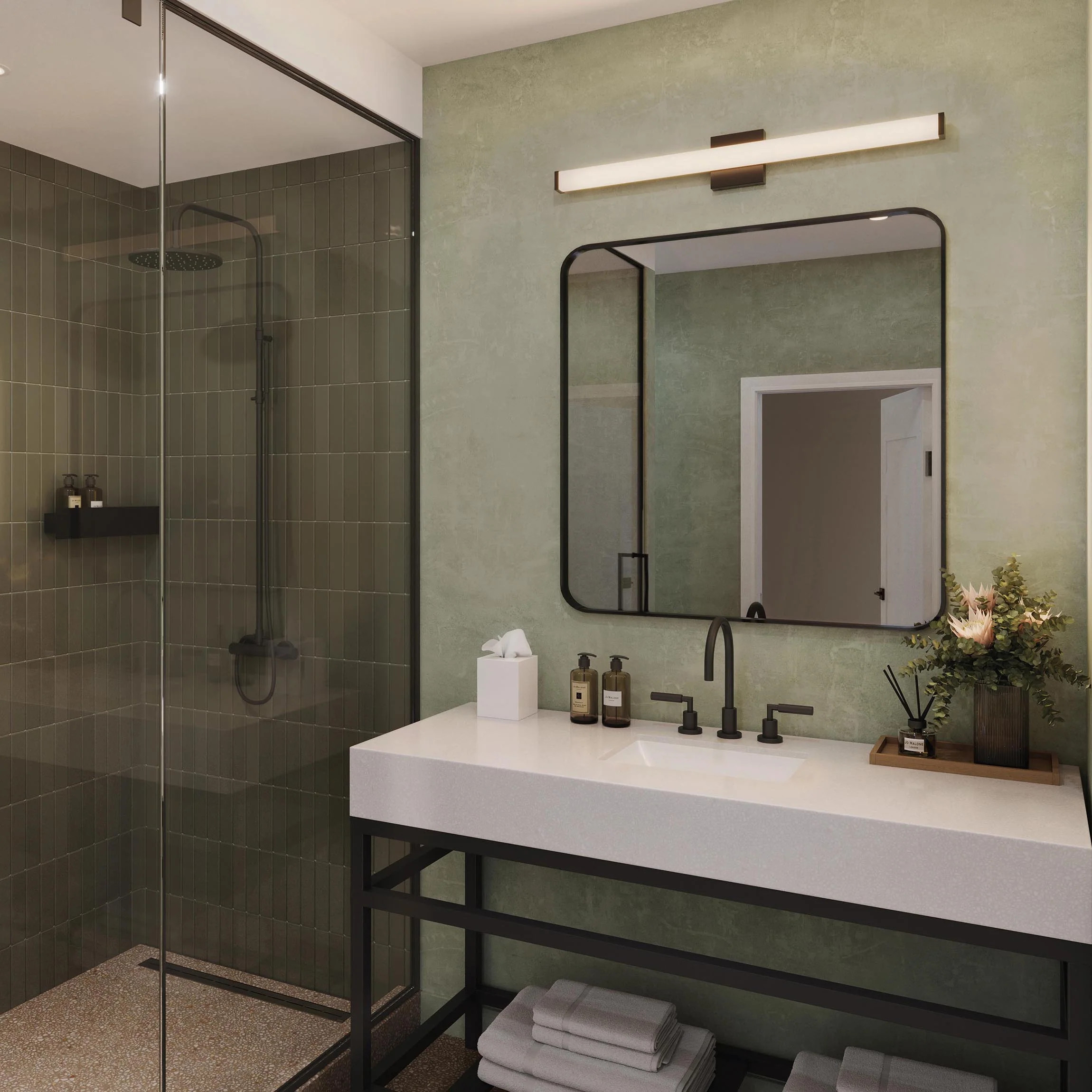 Phase 6.1 Collection 36 in. 5CCT Integrated LED Linear Vanity Light - Image 18