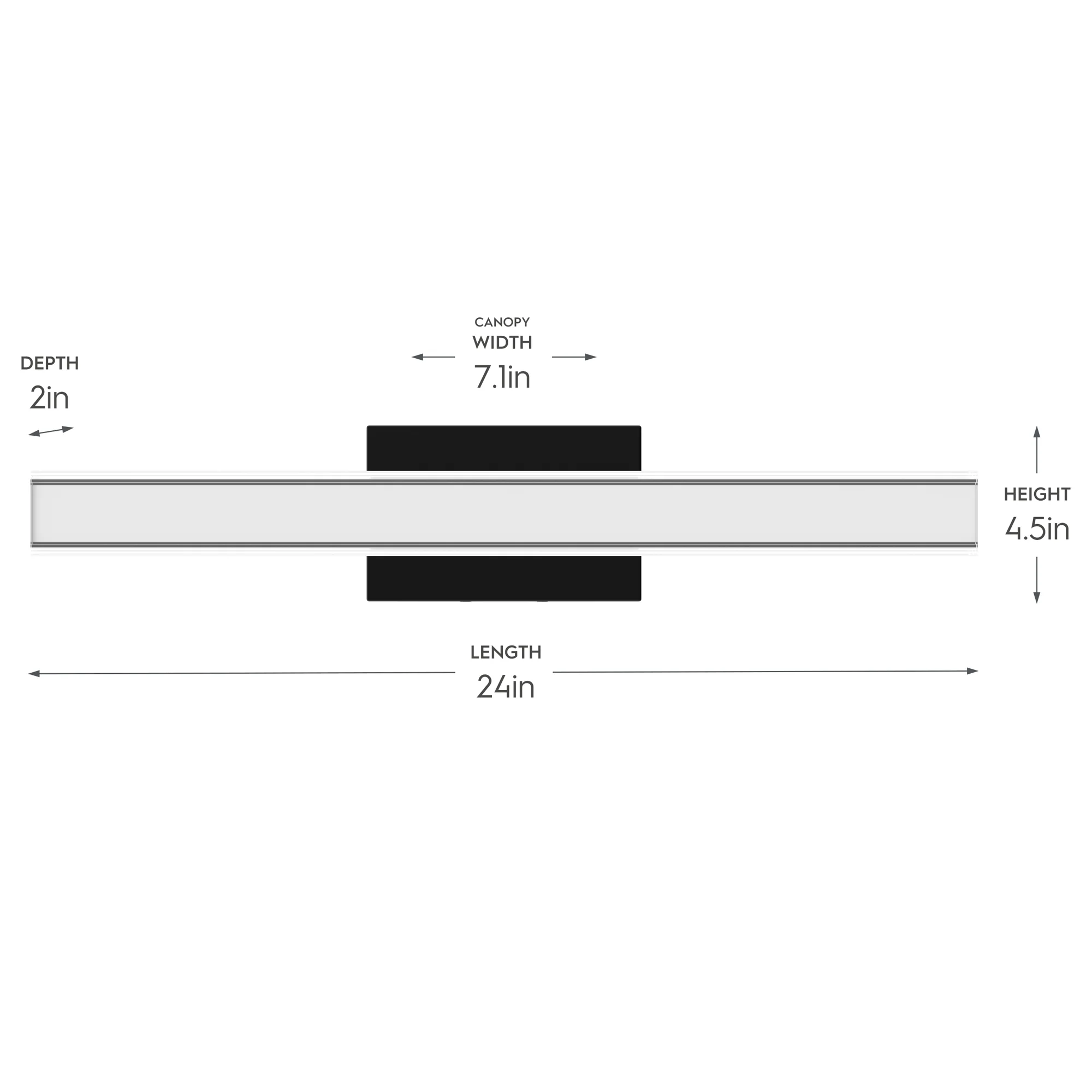 Phase 6.3 Collection 24 in. 5CCT Integrated LED Linear Vanity Light - Image 16