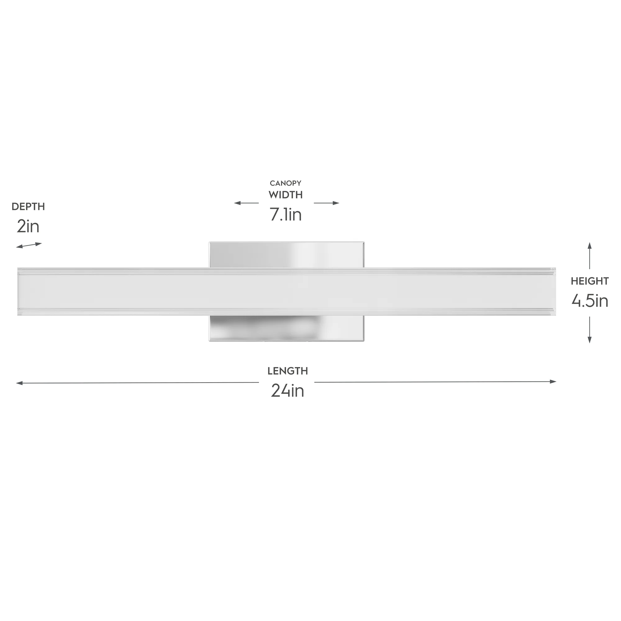 Phase 6.3 Collection 24 in. 5CCT Integrated LED Linear Vanity Light - Image 28