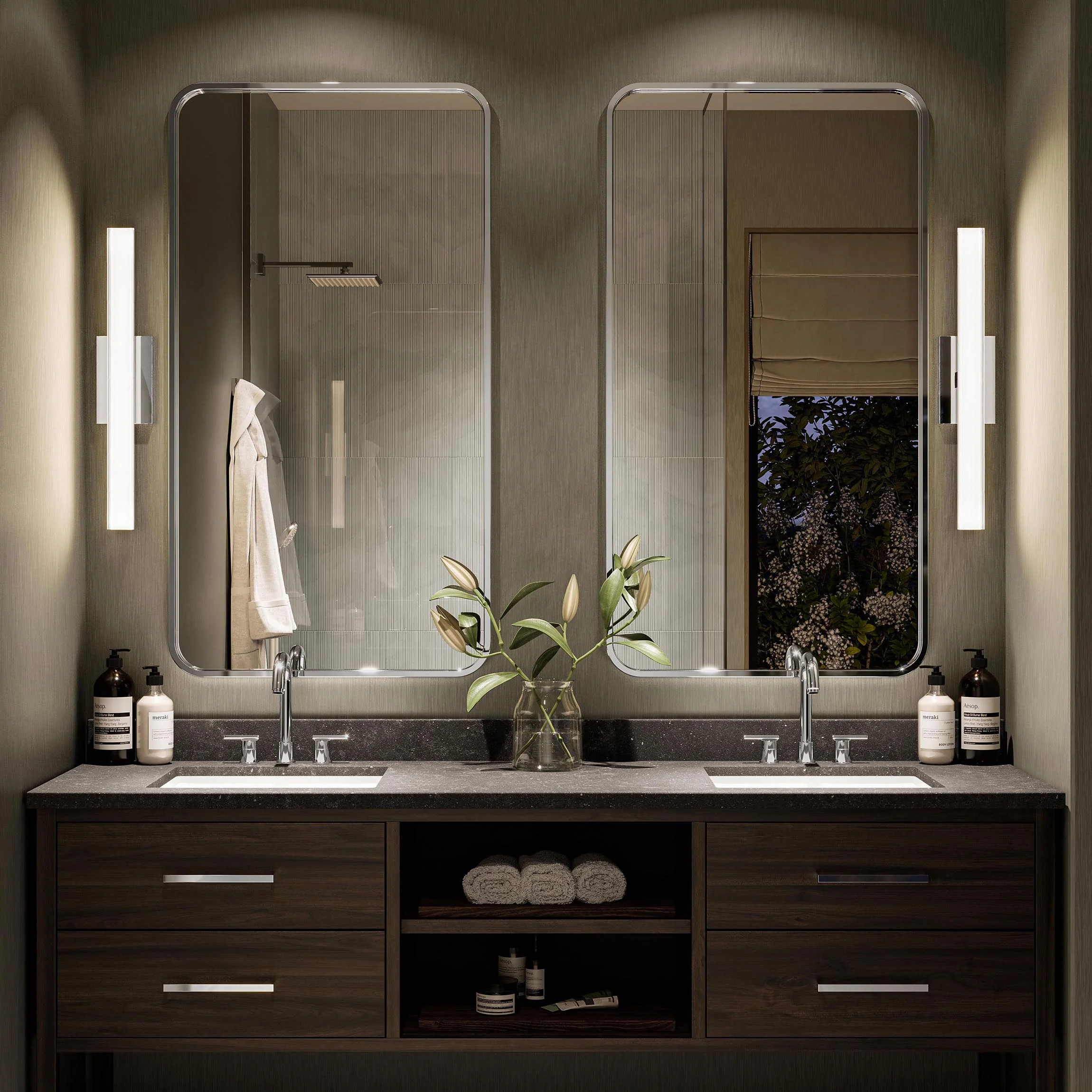 Phase 6.3 Collection 24 in. 5CCT Integrated LED Linear Vanity Light - Image 31