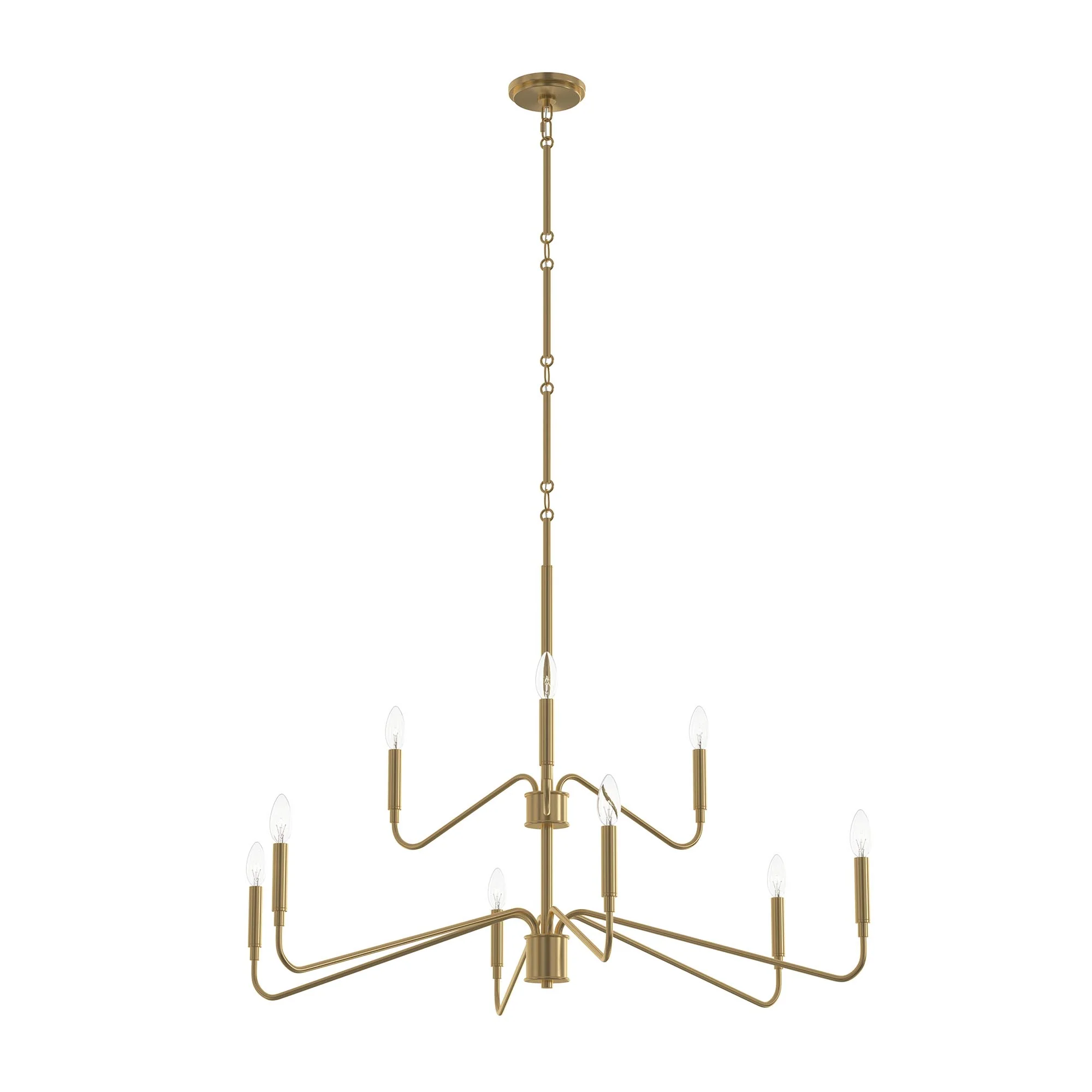 Pilar Two-Tier Nine-Light  Chandelier - Image 11