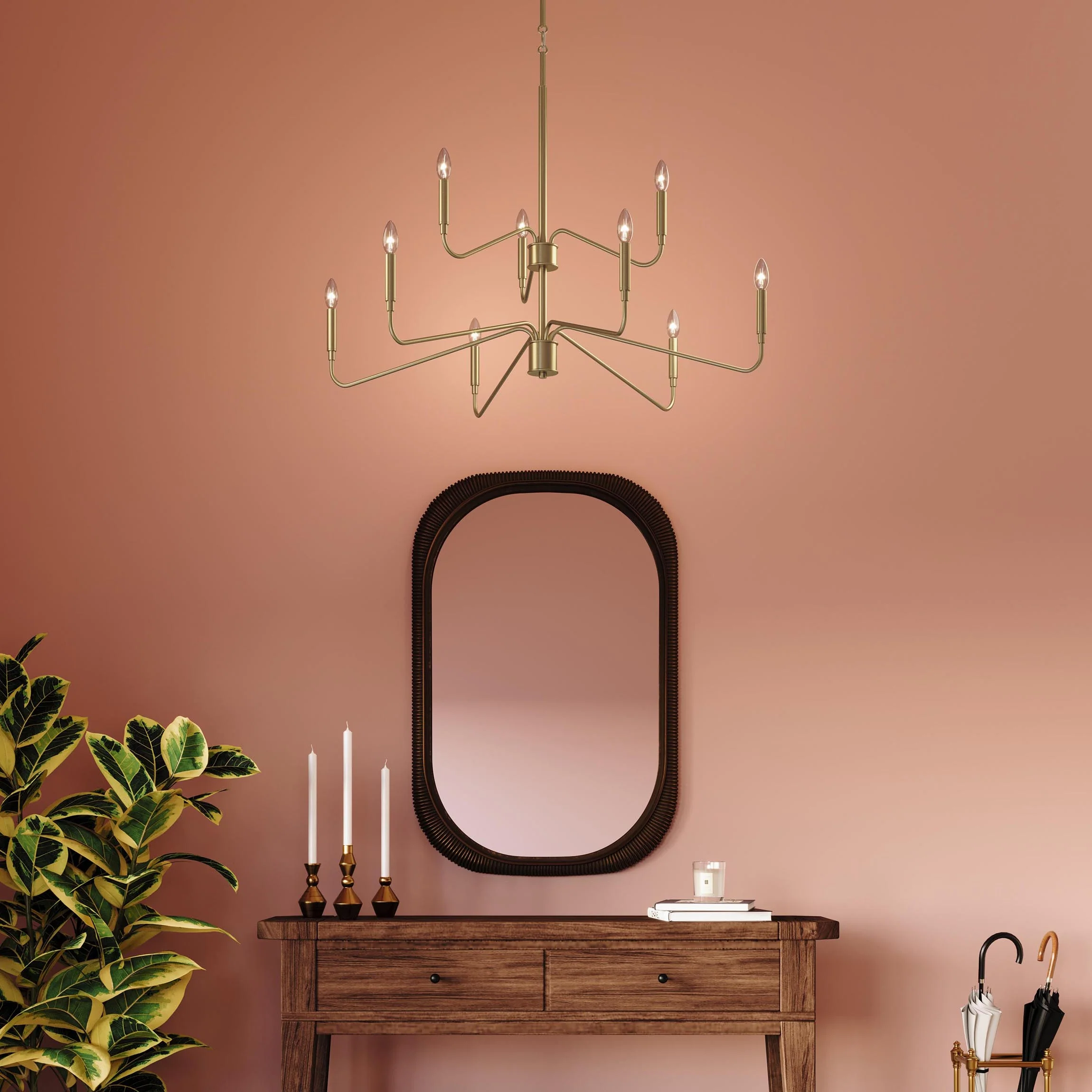 Pilar Two-Tier Nine-Light  Chandelier - Image 12