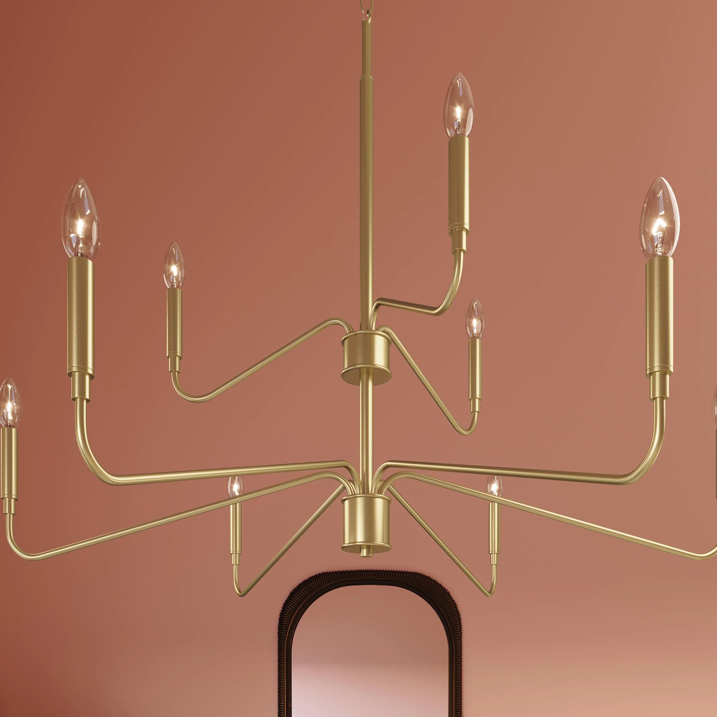 Pilar Two-Tier Nine-Light  Chandelier - Image 13