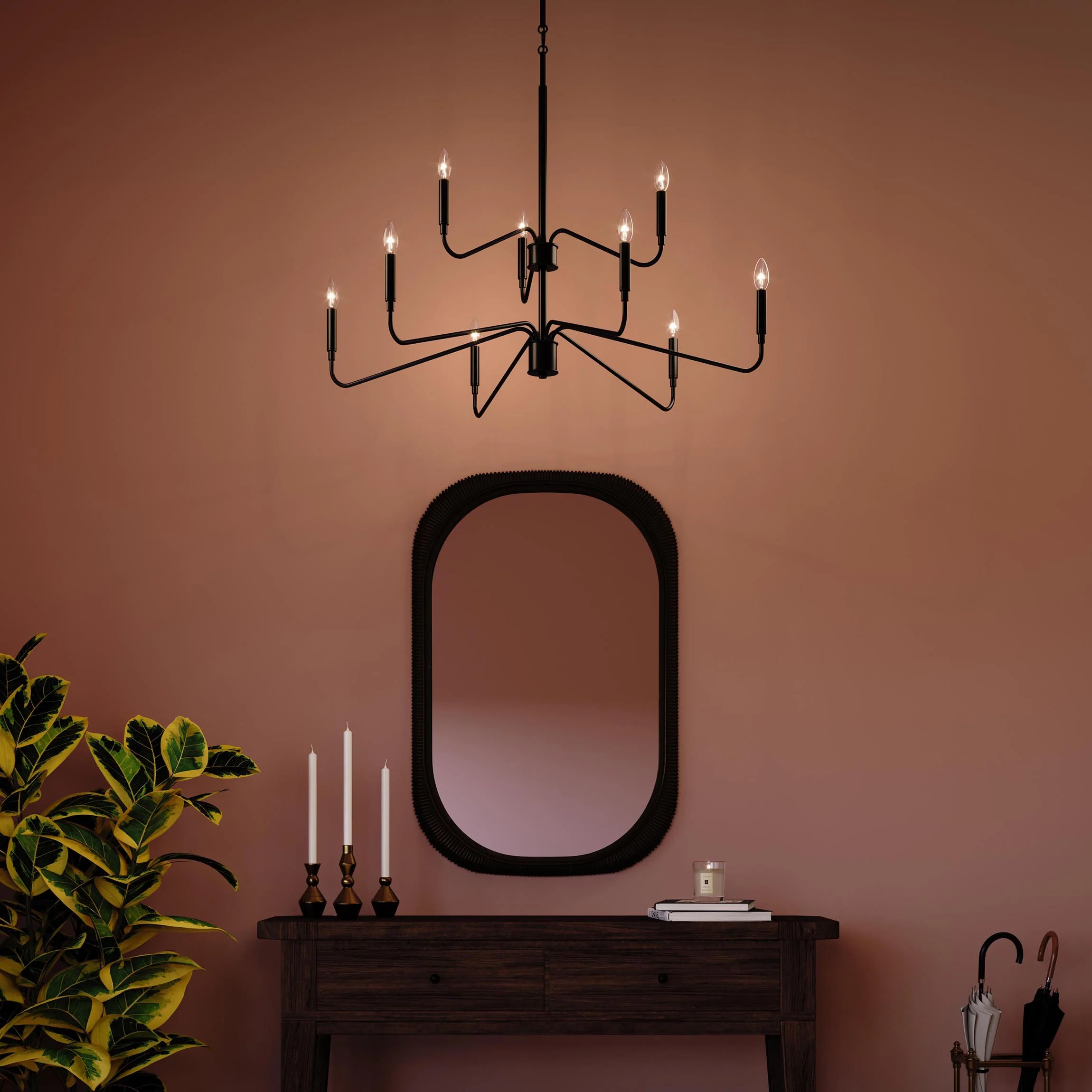 Pilar Two-Tier Nine-Light  Chandelier - Image 27