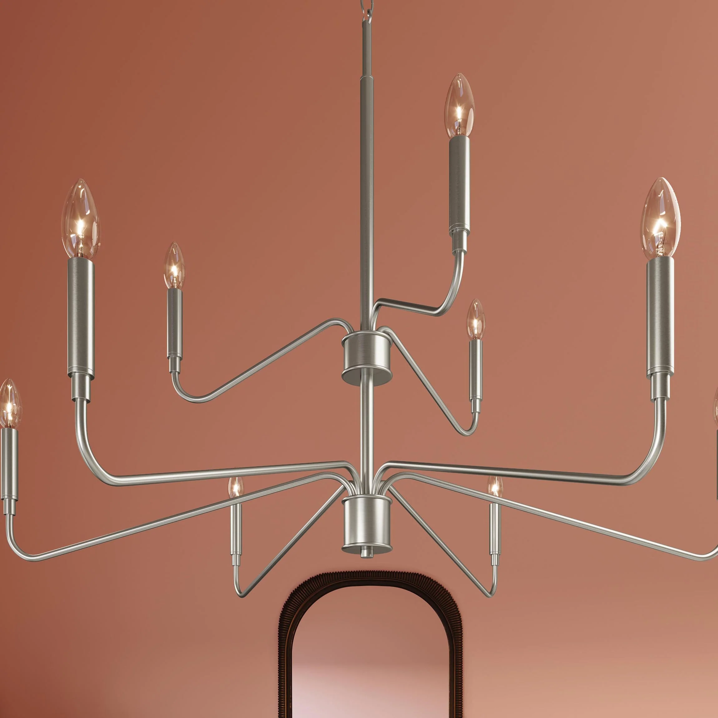 Pilar Two-Tier Nine-Light  Chandelier - Image 3