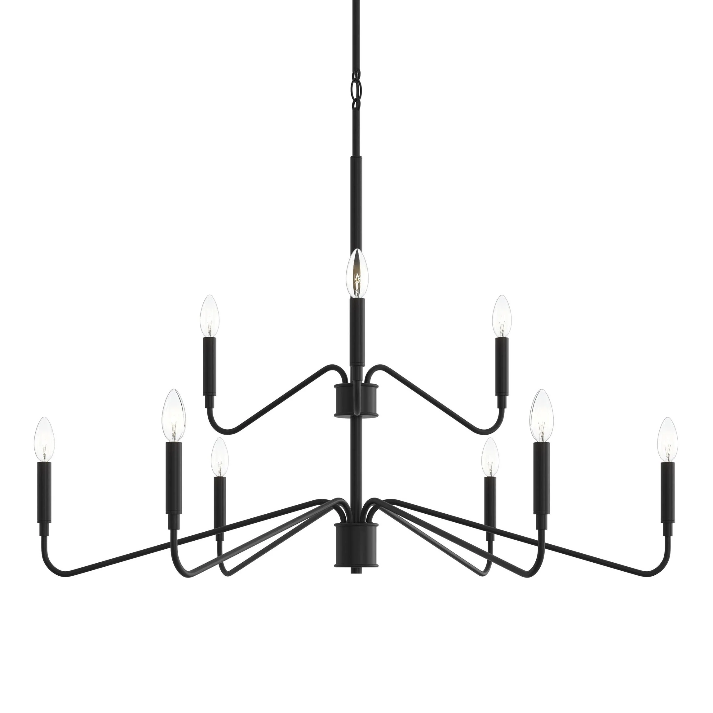 Pilar Two-Tier Nine-Light  Chandelier - Image 30