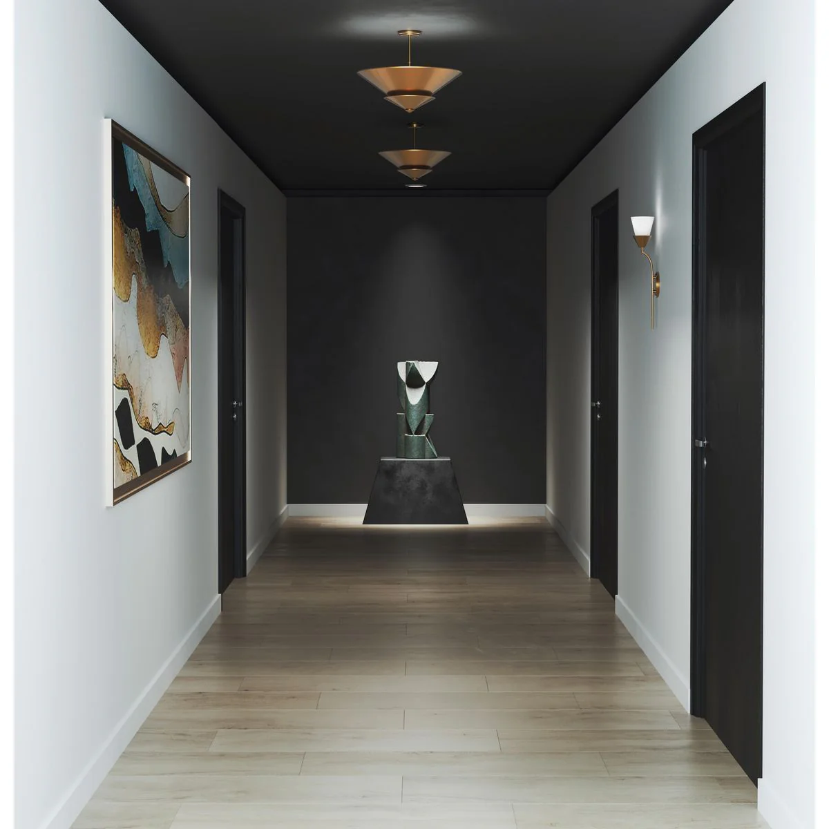 Pinellas Collection 25 in. Four-Light Flush Mount - Image 5