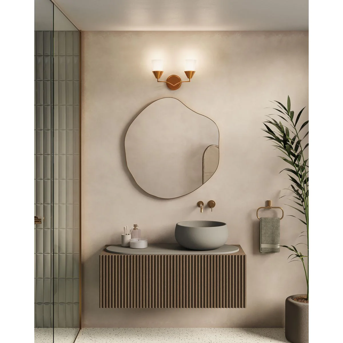 Pinellas Collection Two-Light Vanity Light - Image 4