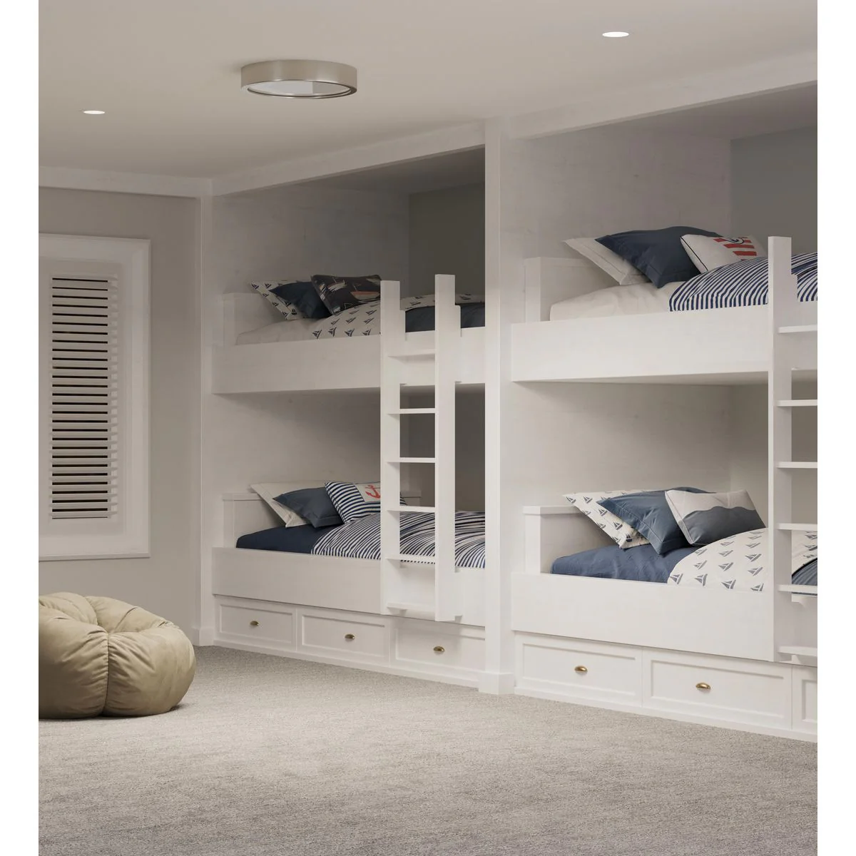 Portal Collection One-Light 13" LED Flush Mount - Image 4