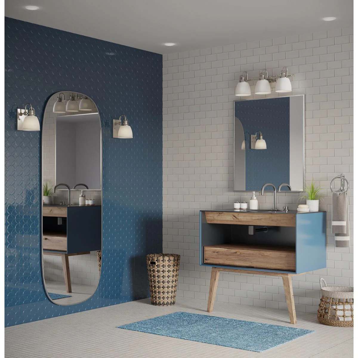 Preston Collection One-Light Bath Vanity Light - Image 4