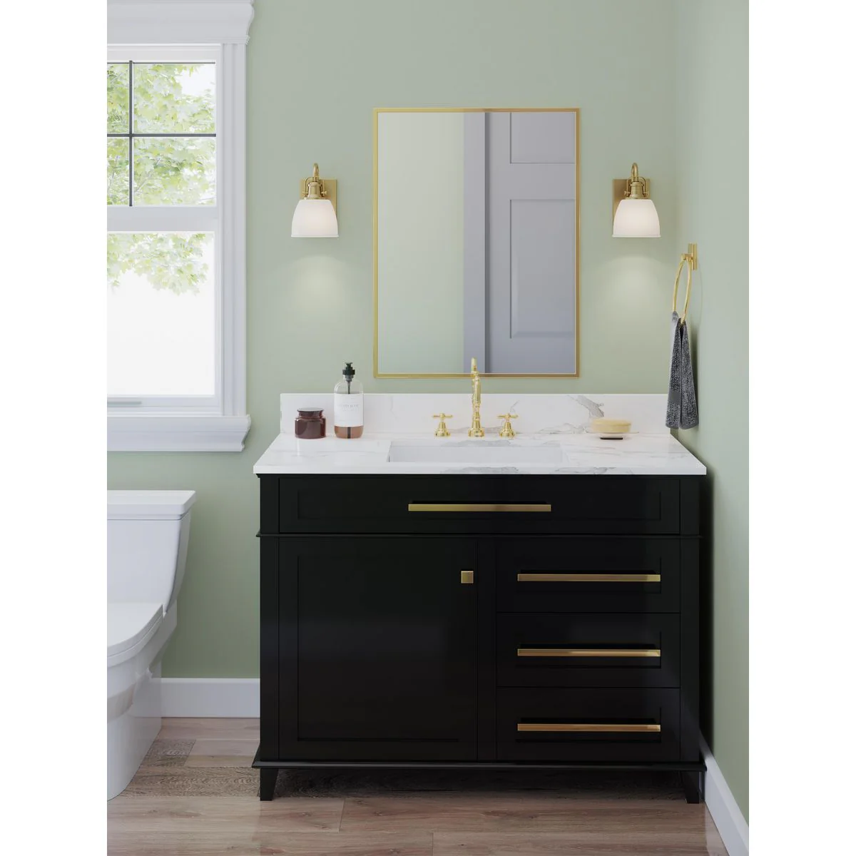 Preston Collection One-Light Bath Vanity Light - Image 6