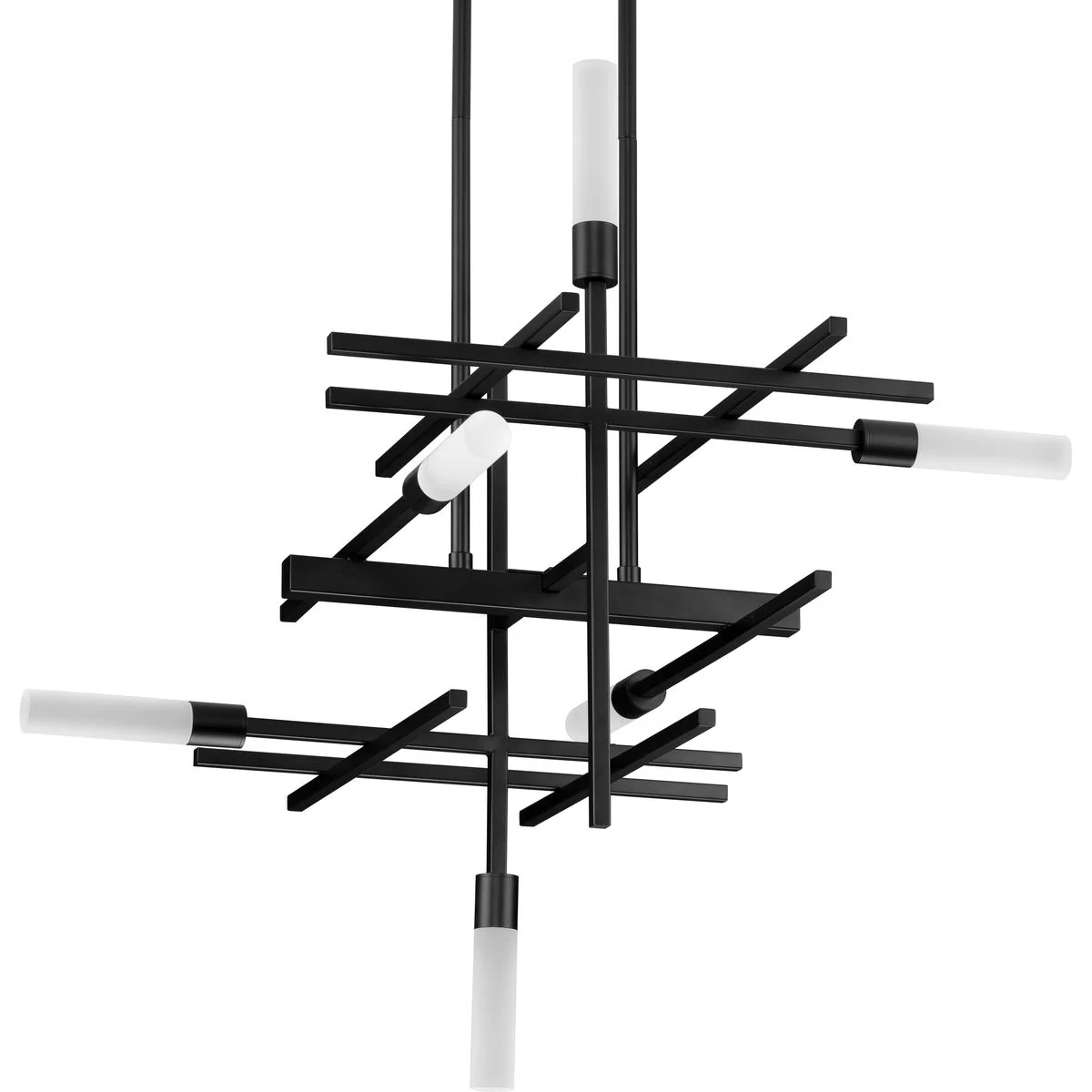 Quadrant LED Collection Six-Light Chandelier Light