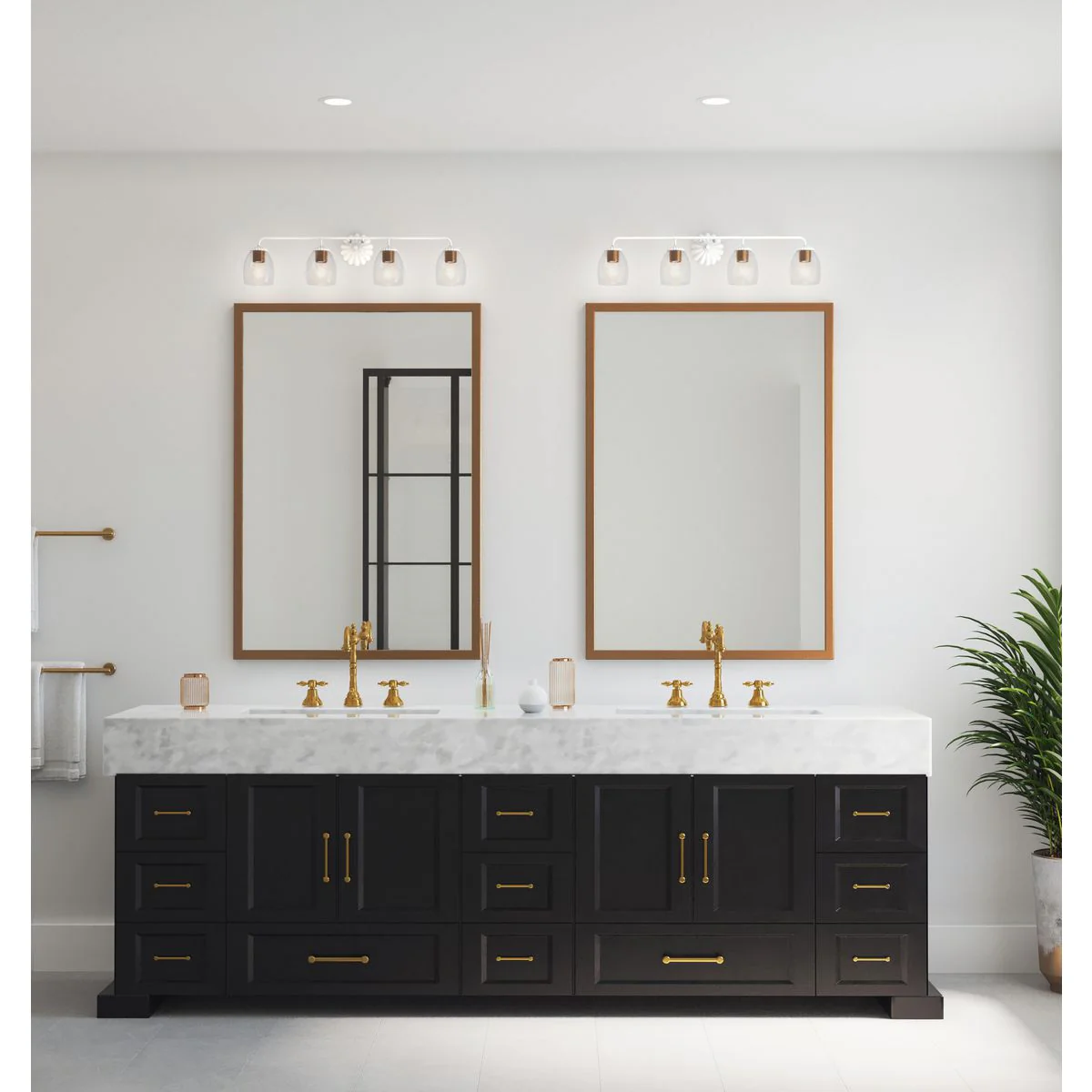 Quillan Collection Four-Light Bath & Vanity Light - Image 4