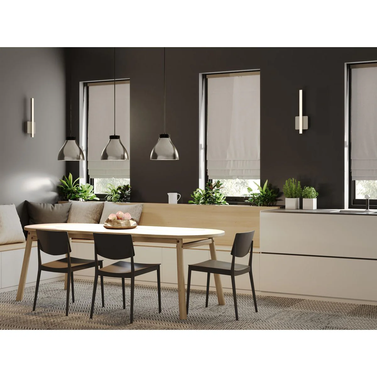 Radian LED Collection Metal Pendant - Image 4