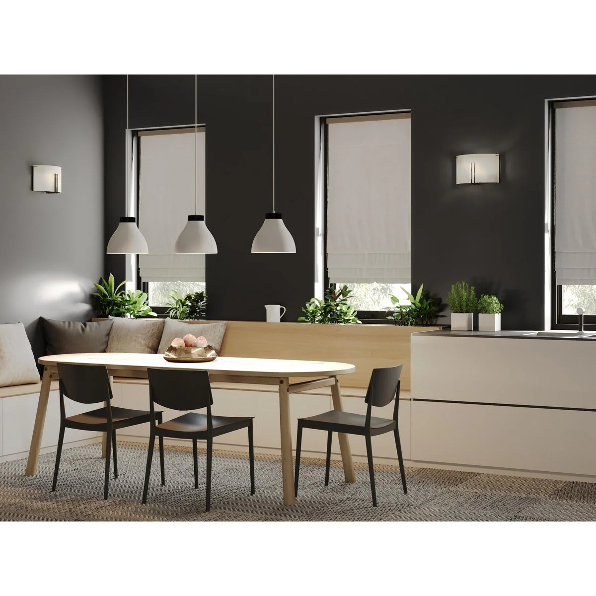 Radian LED Collection Metal Pendant - Image 5