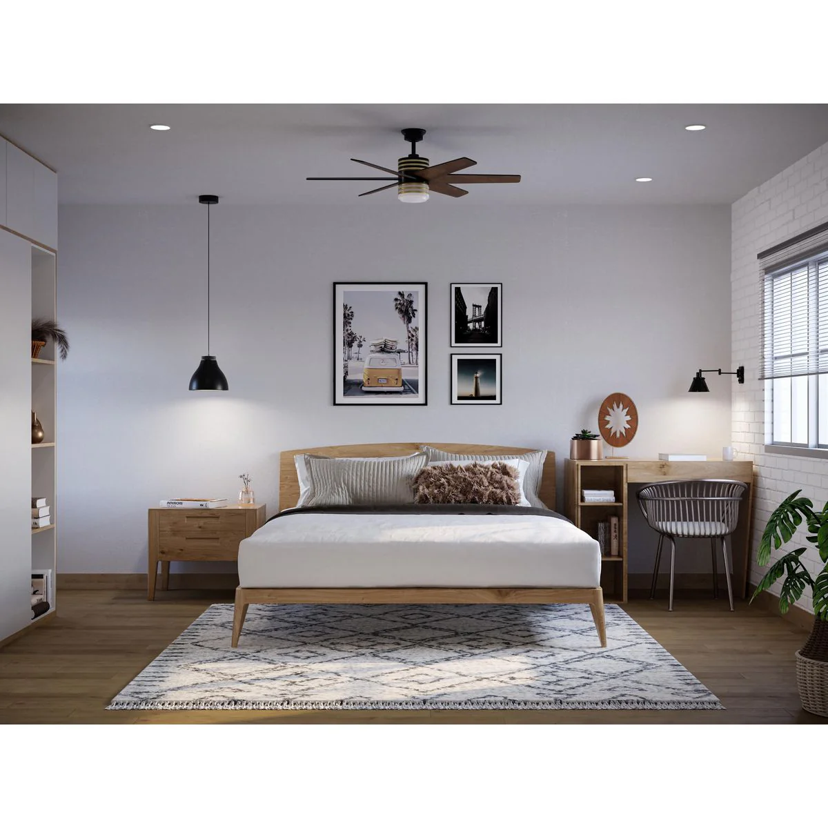 Radian LED Collection Metal Pendant - Image 5