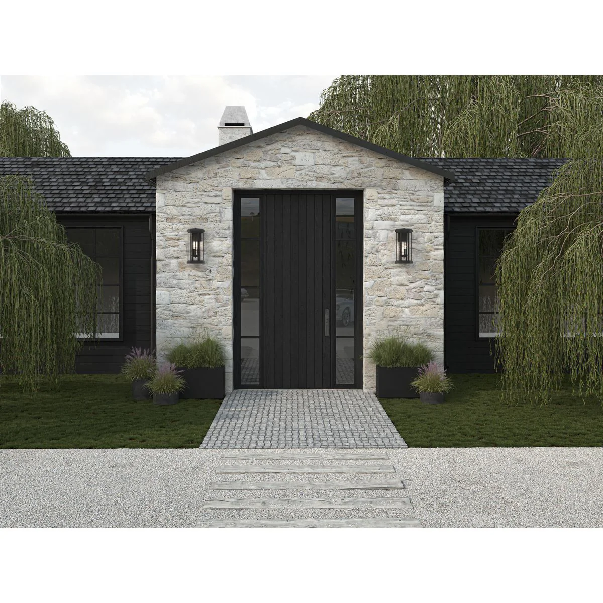 Ramsey Collection Outdoor Large Wall Lantern - Image 2